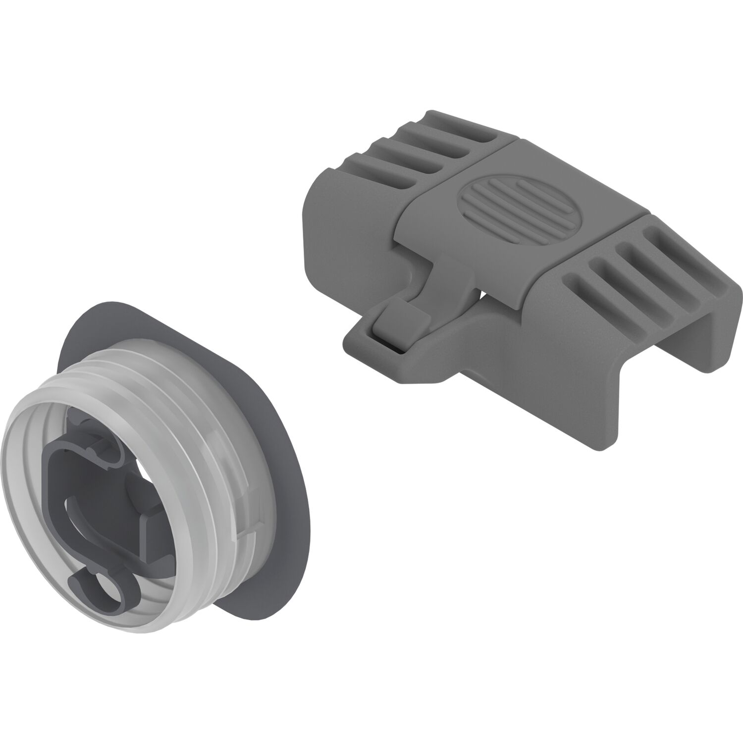 blum LEGRABOX/MERIVOBOX Mitnehmer für Innenschubkasten, KS Indiumgrau