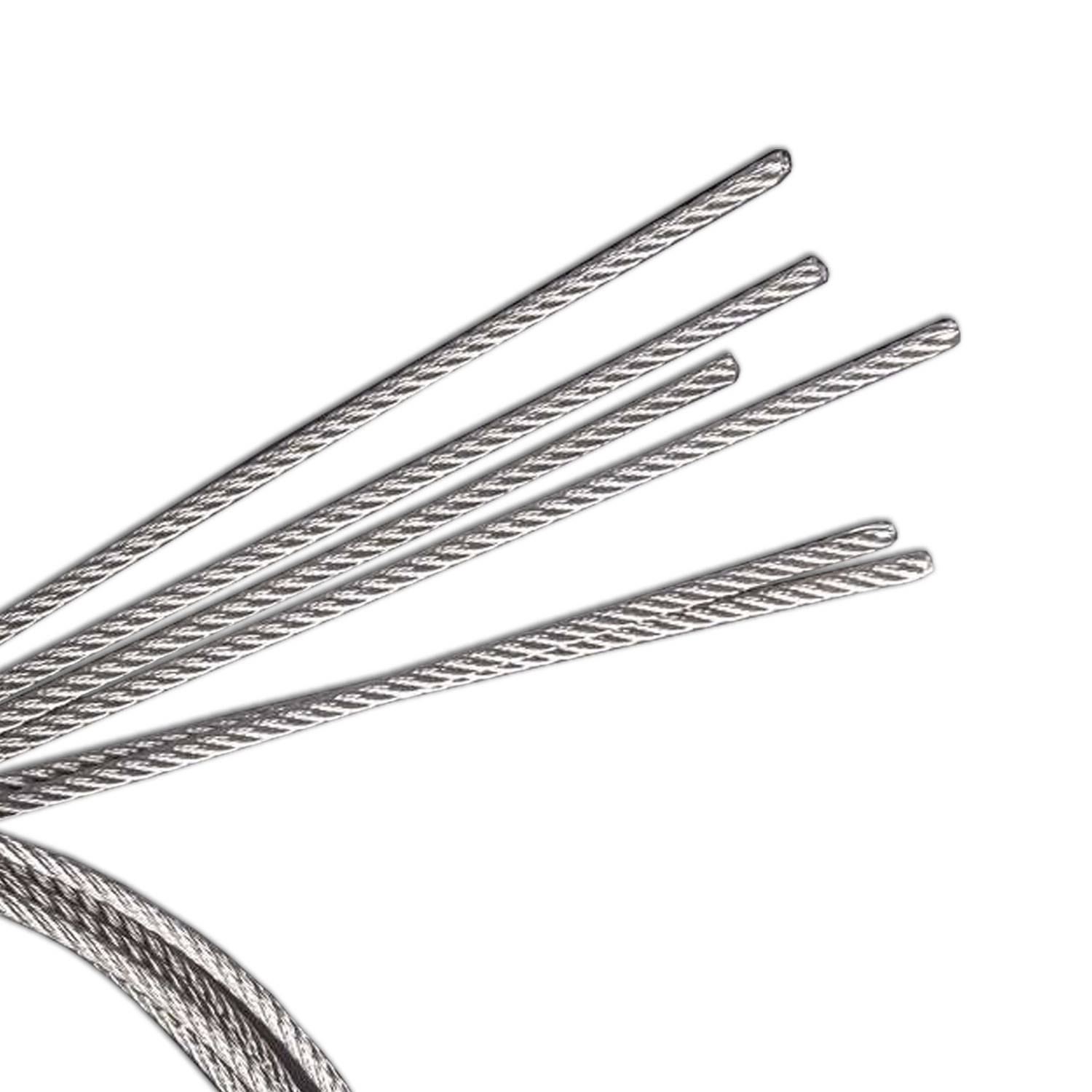 ISOLED Stahlseil 1,5mm Länge 5m