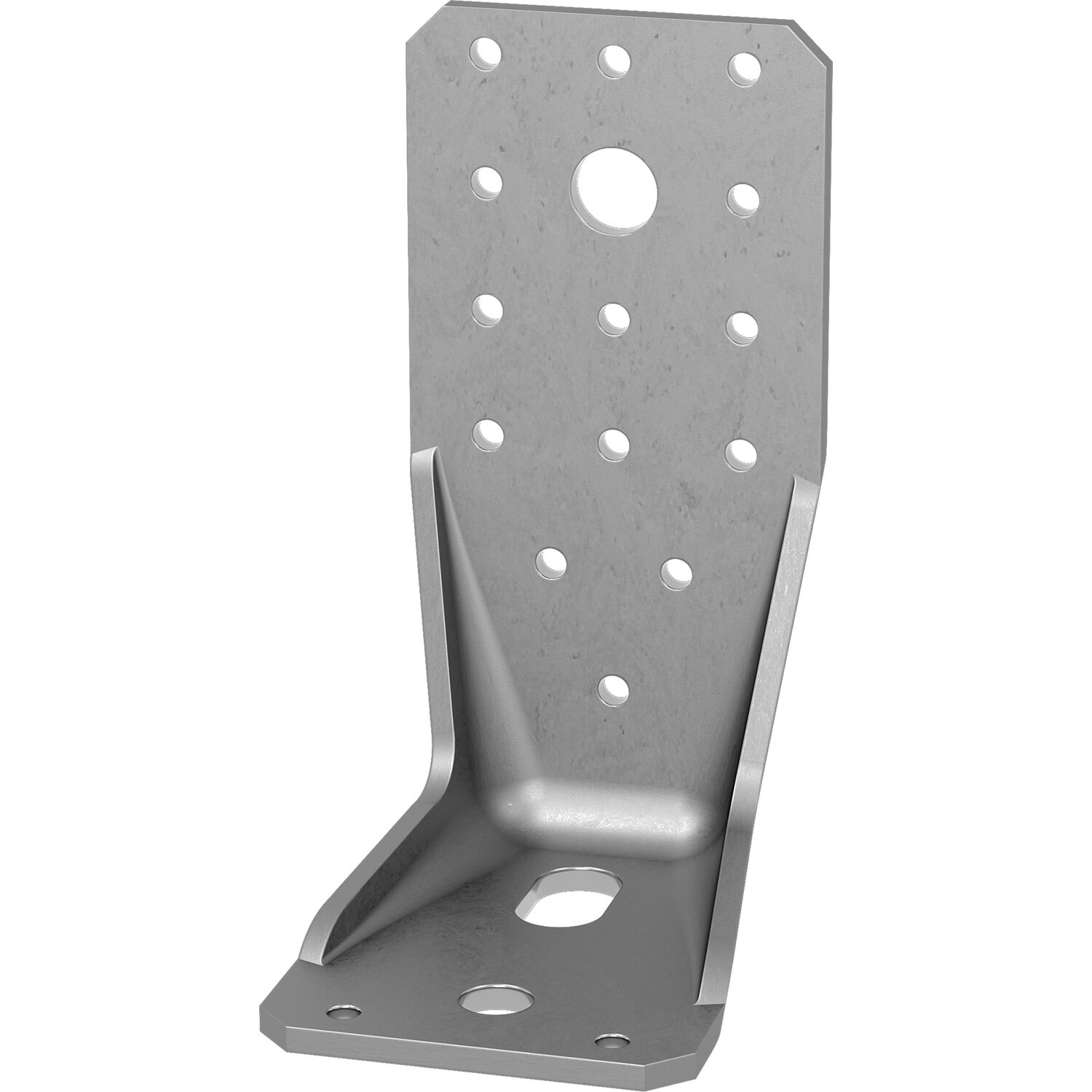 GH Winkelverbinder Langloch KR / 135x88x65x3,0mm - Stahl fvz Greenline