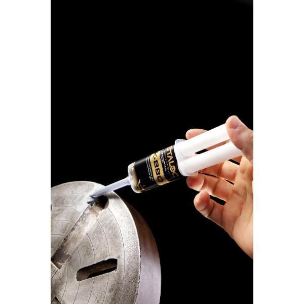 STALOC K-880 Flüssigmetall 25ml grau, + Mischer