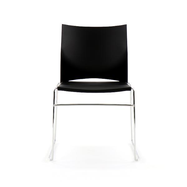 Topstar Besucherstuhl W-Chair schwarz/chrom