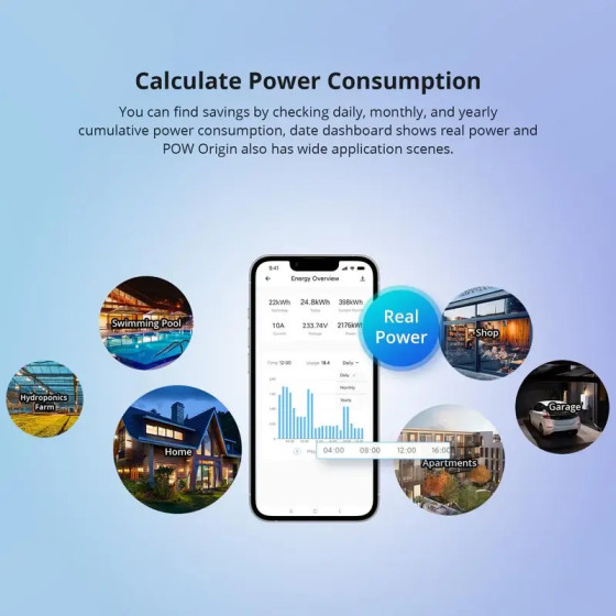 Sonoff WiFi Smart power meter switch Sonoff