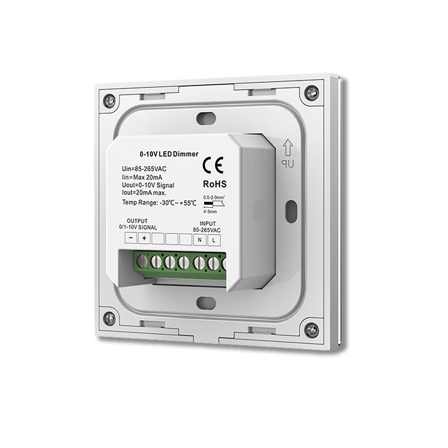 ISOLED Sys-Pro 4 Zonen Einbau-Touch-Funk-Bedienung 4x0-10V Output weiß 85-265V