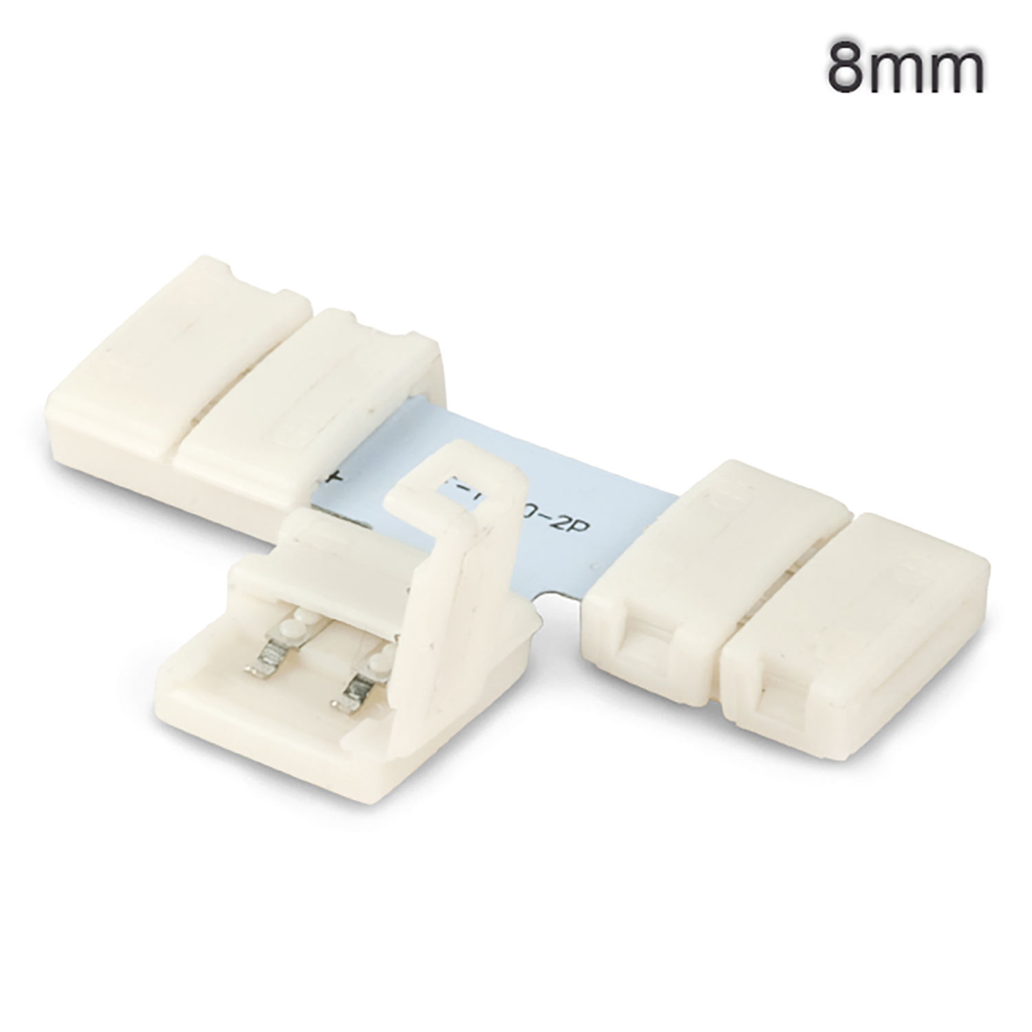 ISOLED Clip-T-Verbinder (max. 5A) C1-48 für 2-pol. IP20 Flexstripes mit Breite 8mm Pitch >12mm