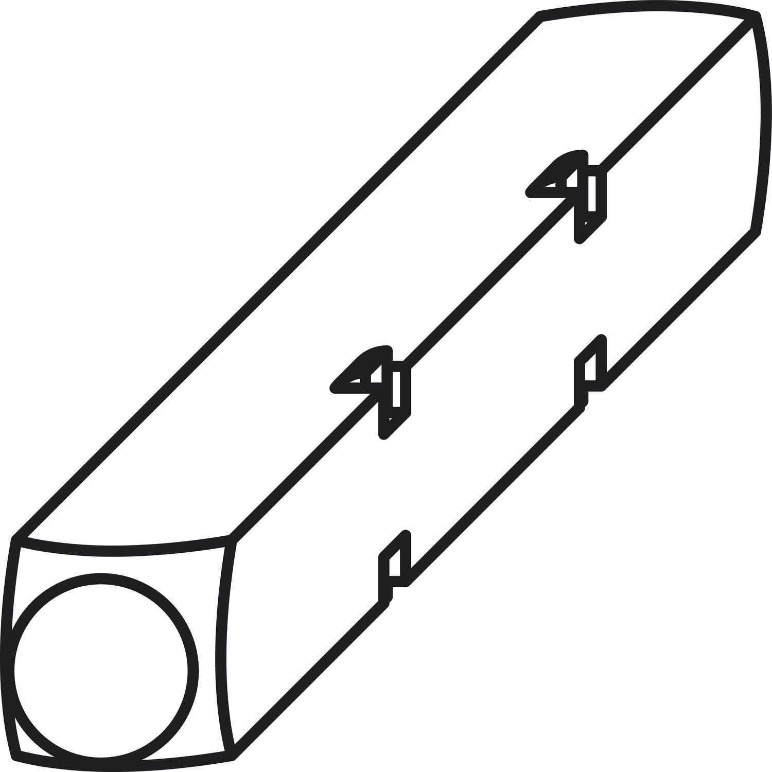 Maco #32412 MACO Vierkantstift für Zwischengetriebe 7 x 26 mm (32412)