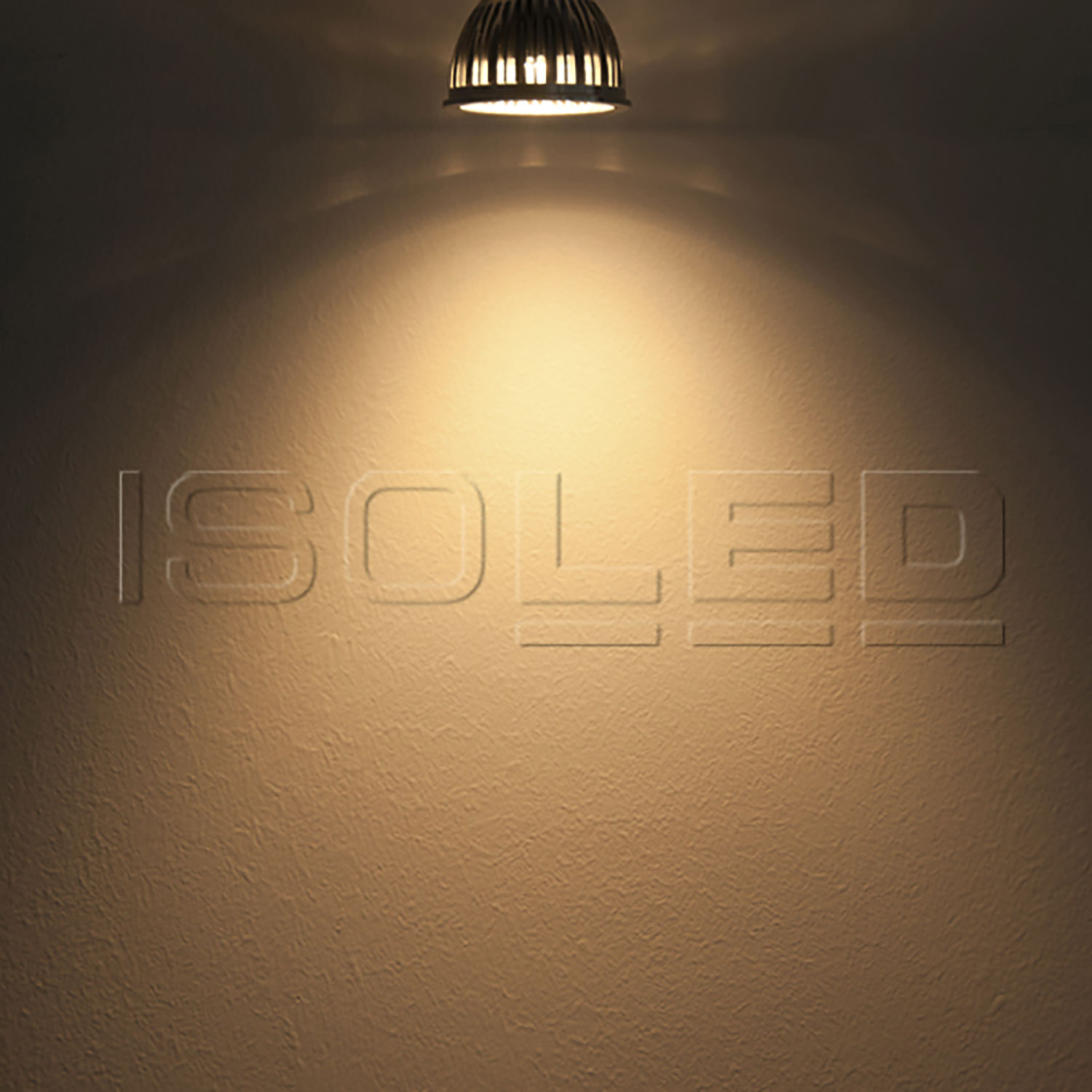 ISOLED GU10 LED Strahler 5,5W COB 70° warmweiß dimmbar