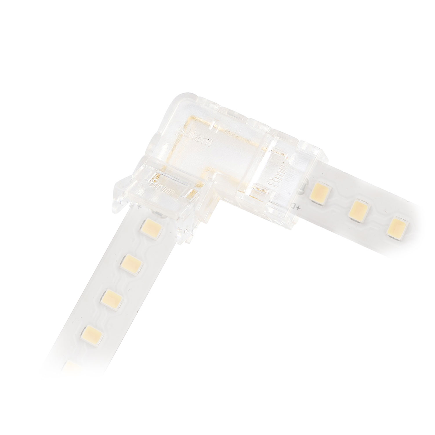 ISOLED Kontakt-Eckverbinder (max. 4A) K2-28 für 2-pol. IP20 Flexstripes mit Breite 8mm