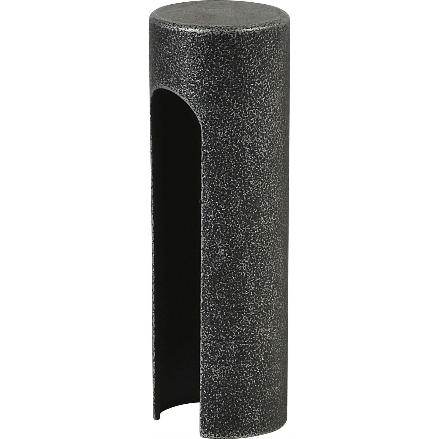 Halcö Aufsteckhülse flachrund, Band ø 15mm,Bandhöhe 92mm, verzinkt schwarz passiviert (2 Stück)