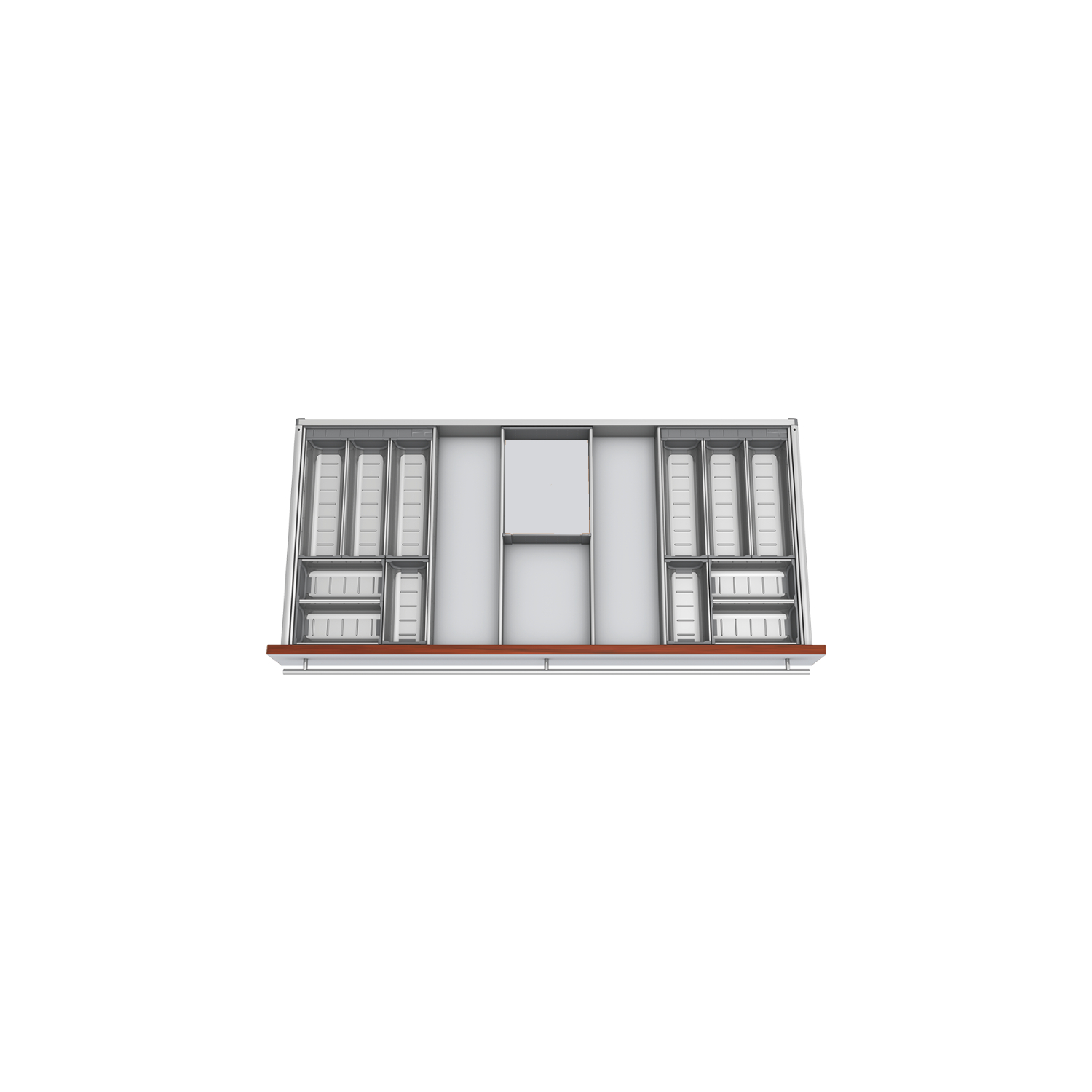 blum ORGA-LINE Schalen-Set KB 1100 - 1199/NL 550 mm Edelstahl/Kunststoff
