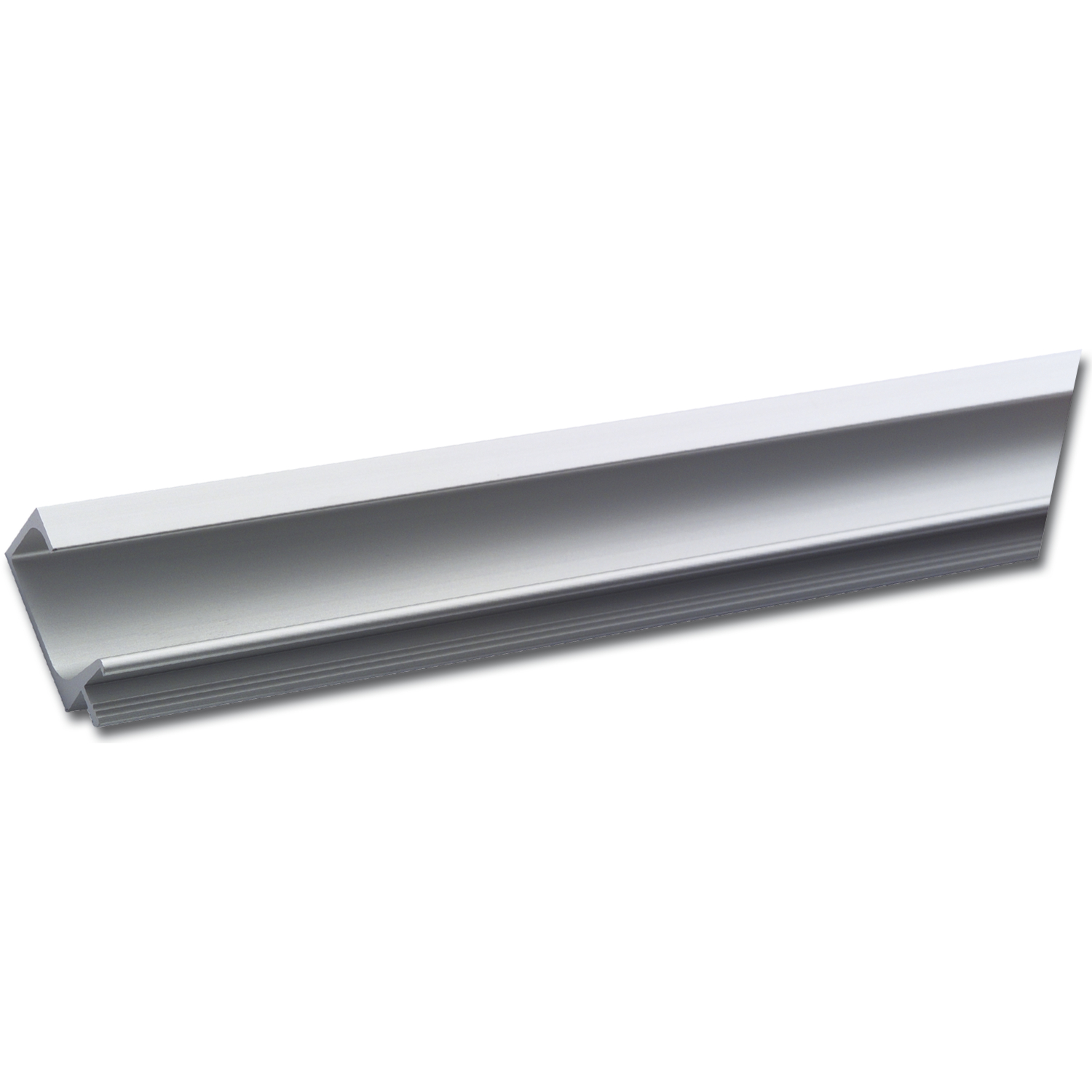 Gutmann Griffleiste Aithra Länge 2500 mm, ablängbar, Aluminium natur eloxiert