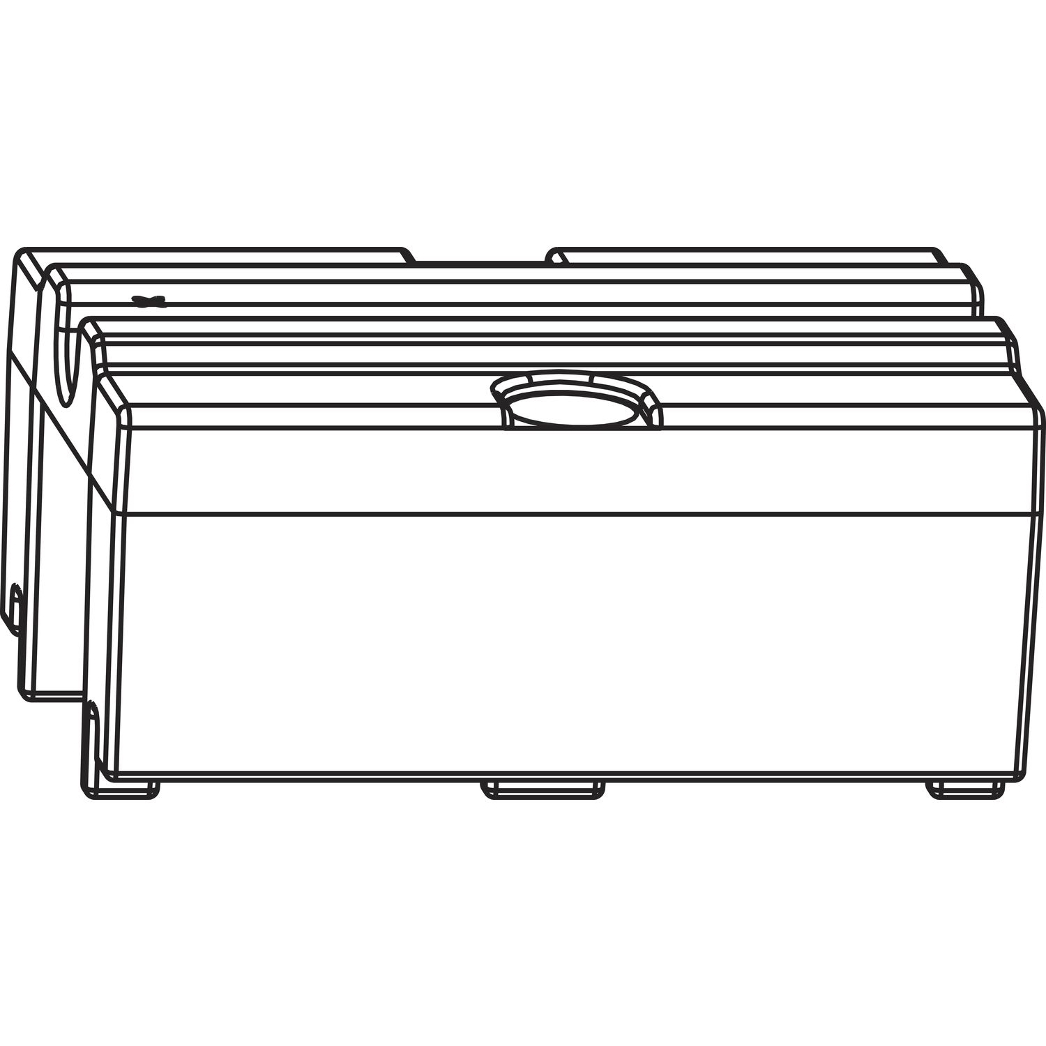 Maco #364134 HS Stangenführung für Laufschiene flach, PROFINE PremiDoor, silber (364134)