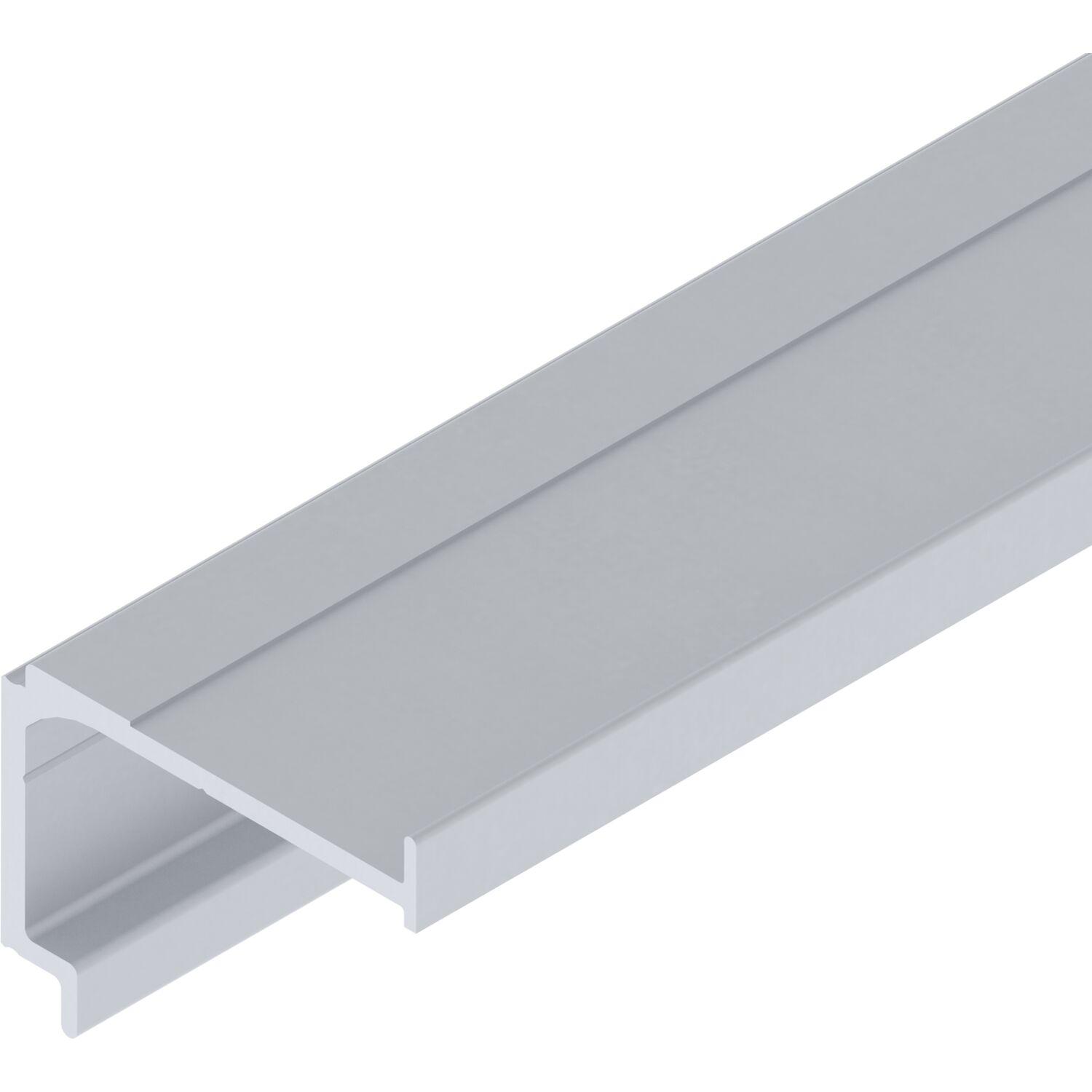 solido 100/HELM Montageschiene für Verblendung auf Maß silber eloxiert (250 mm)
