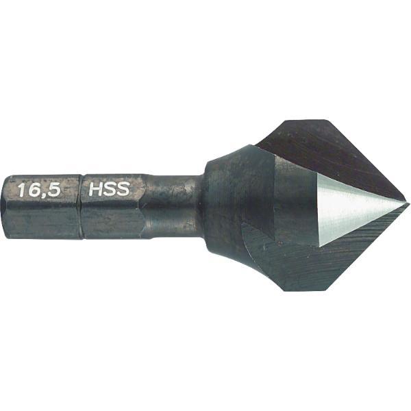 Alpen Kegelsenker u. Entgratsenker BIT Z=3 90 Grad HSS M3 1/4"Sechskantschaft