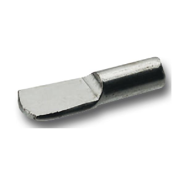 ITALIANA ferramenta Steckbodenträger Löffelform Bohr ø 5mm Stahl vernickelt (100Stk)