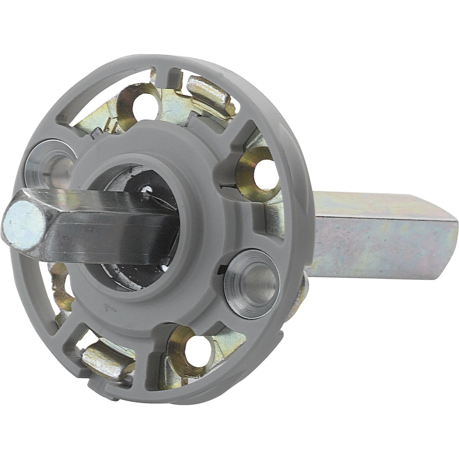 Hoppe HOPPE Montagemodul UP19/RFL rund, Vierkant 10/72 mm, Stahl aluminiumfarbig