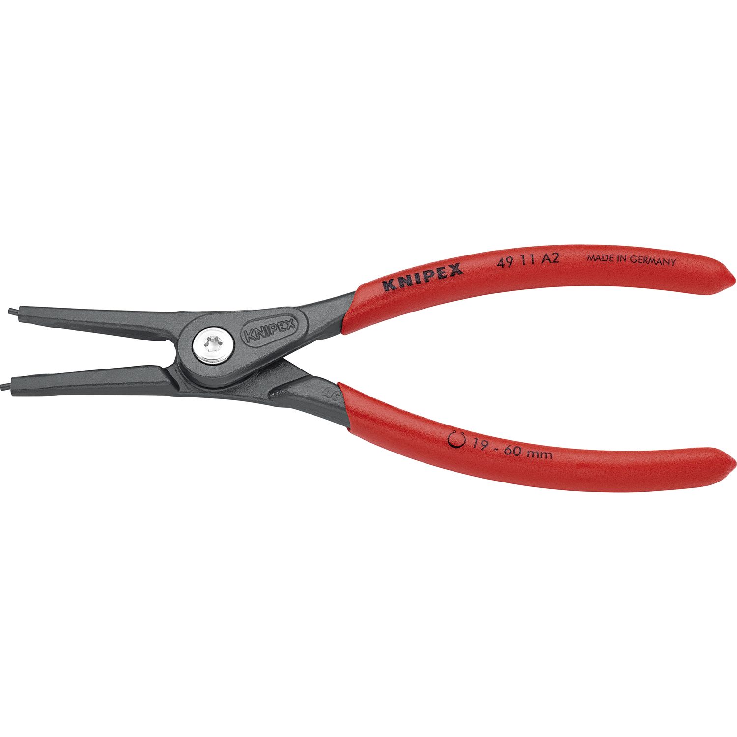 Knipex Präzisions Sicherungsringzange 4911 A2 DIN 5254 A außen gerade