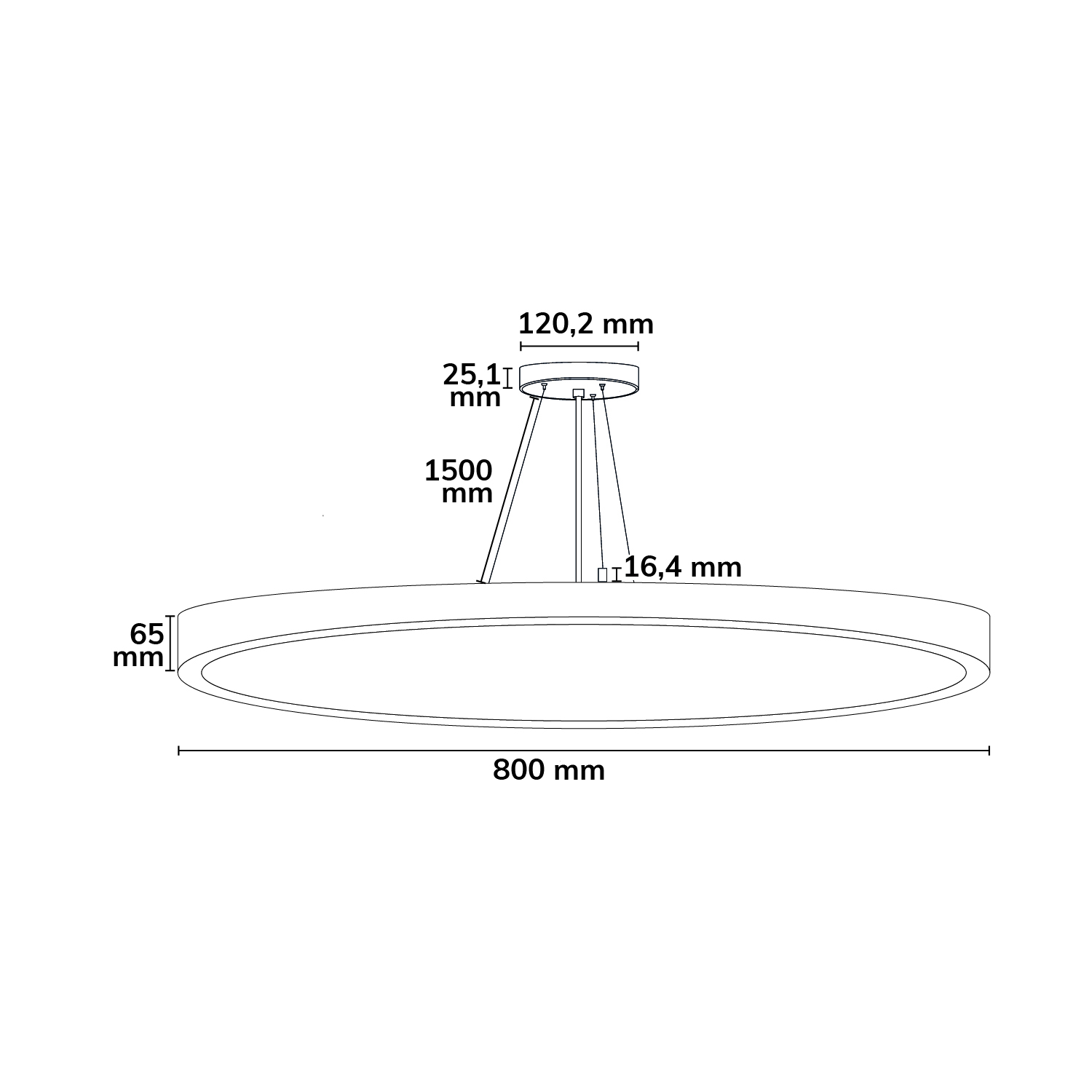 ISOLED LED Hängeleuchte UGR