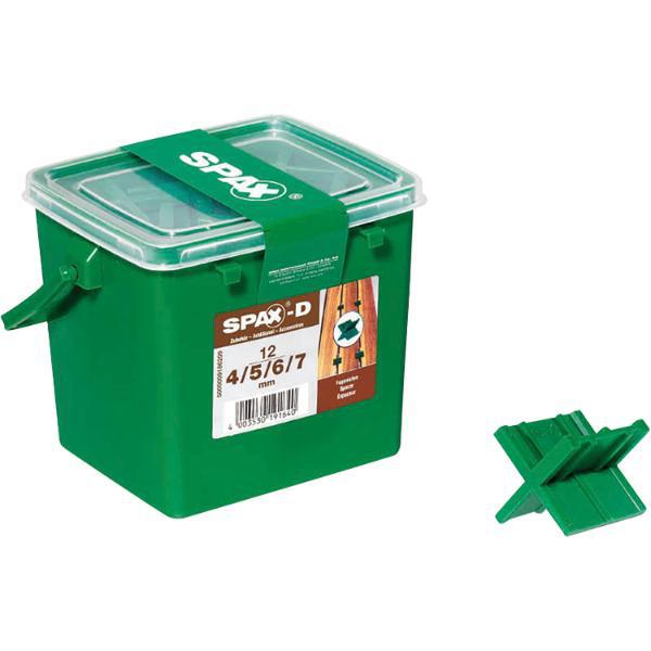 SPAX-Fugenlehre 4-5-6-7 mm 12 Stück pro Packung