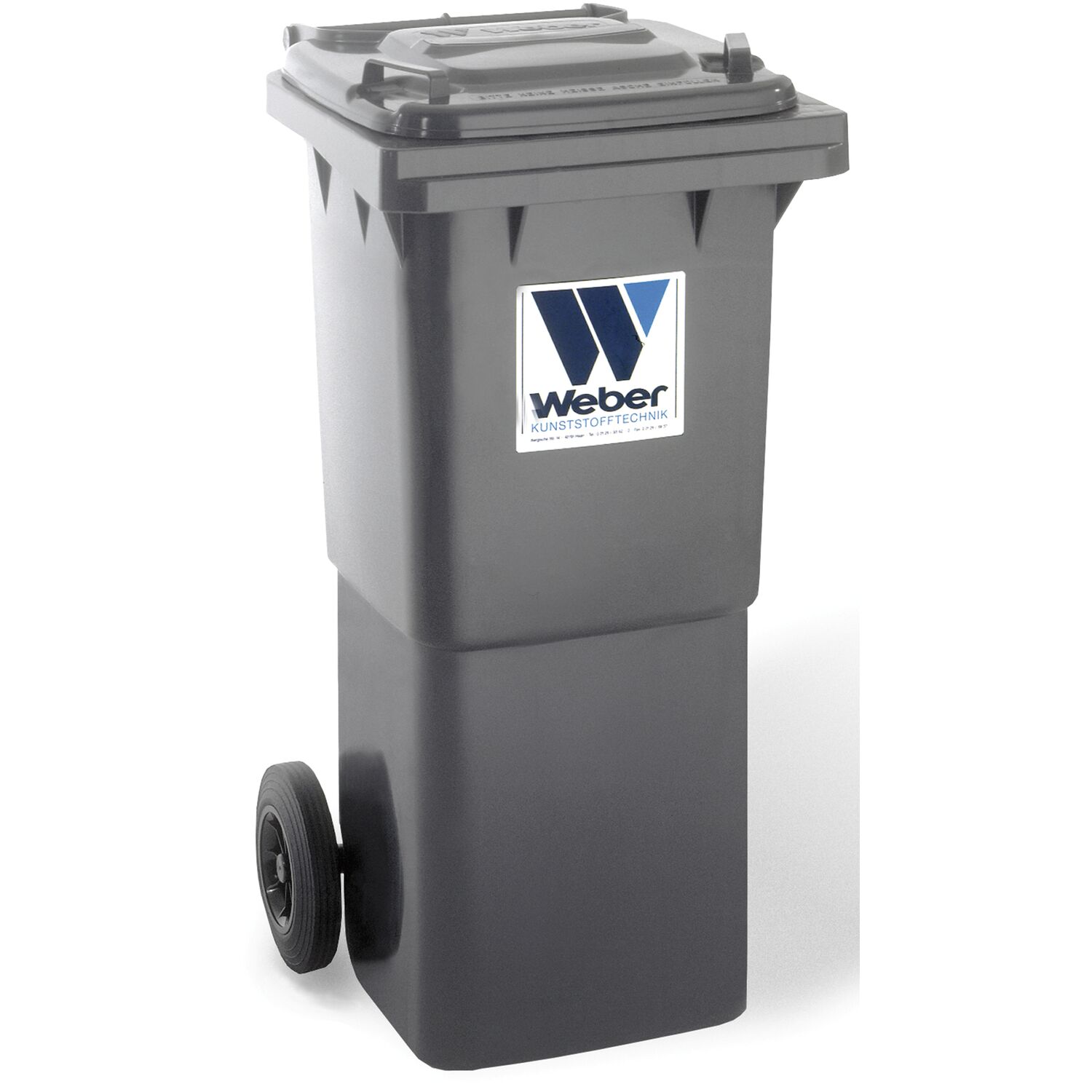 Mülltonne 60 Liter Kunststoff grau