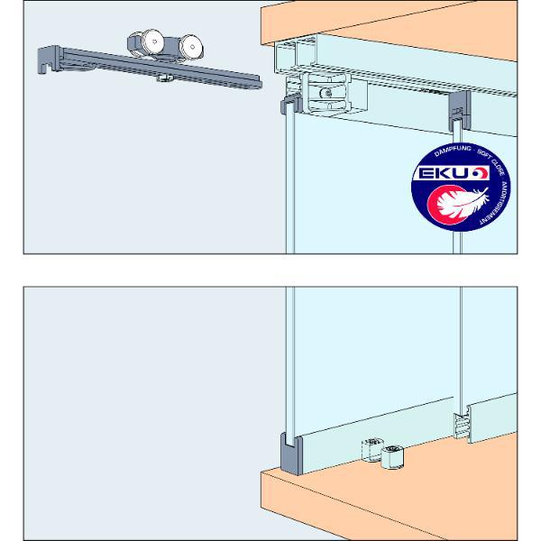 Hawa Clipo 16 GPK IS Beschlägegarnitur 2 türig