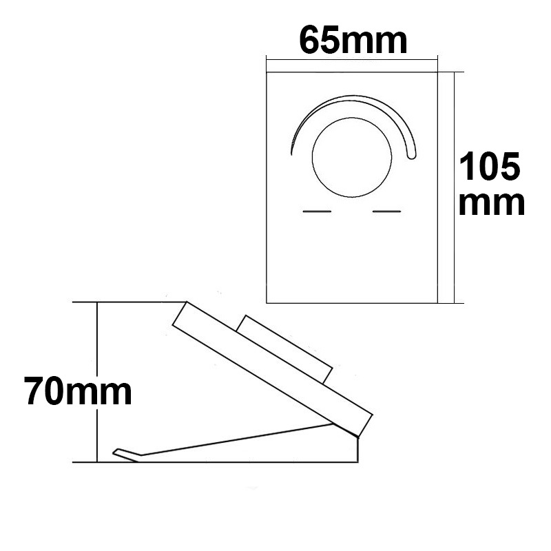 ISOLED Sys-One RGB 1 Zone Tisch-Fernbedienung mit Batterie