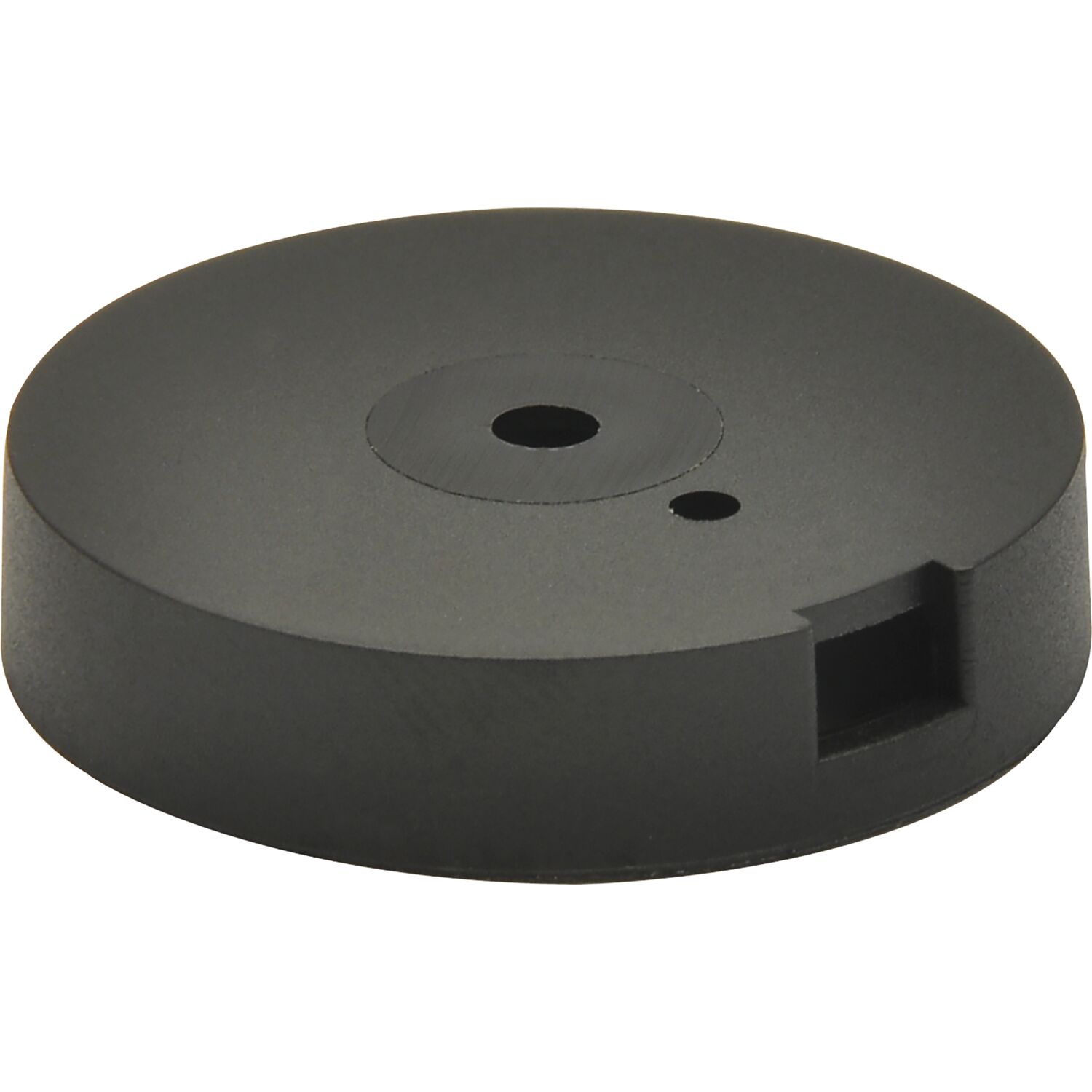 QuickClick Basisteil Duo zum Anschrauben ø 30 mm, Höhe 7 mm, Kunststoff schwarz