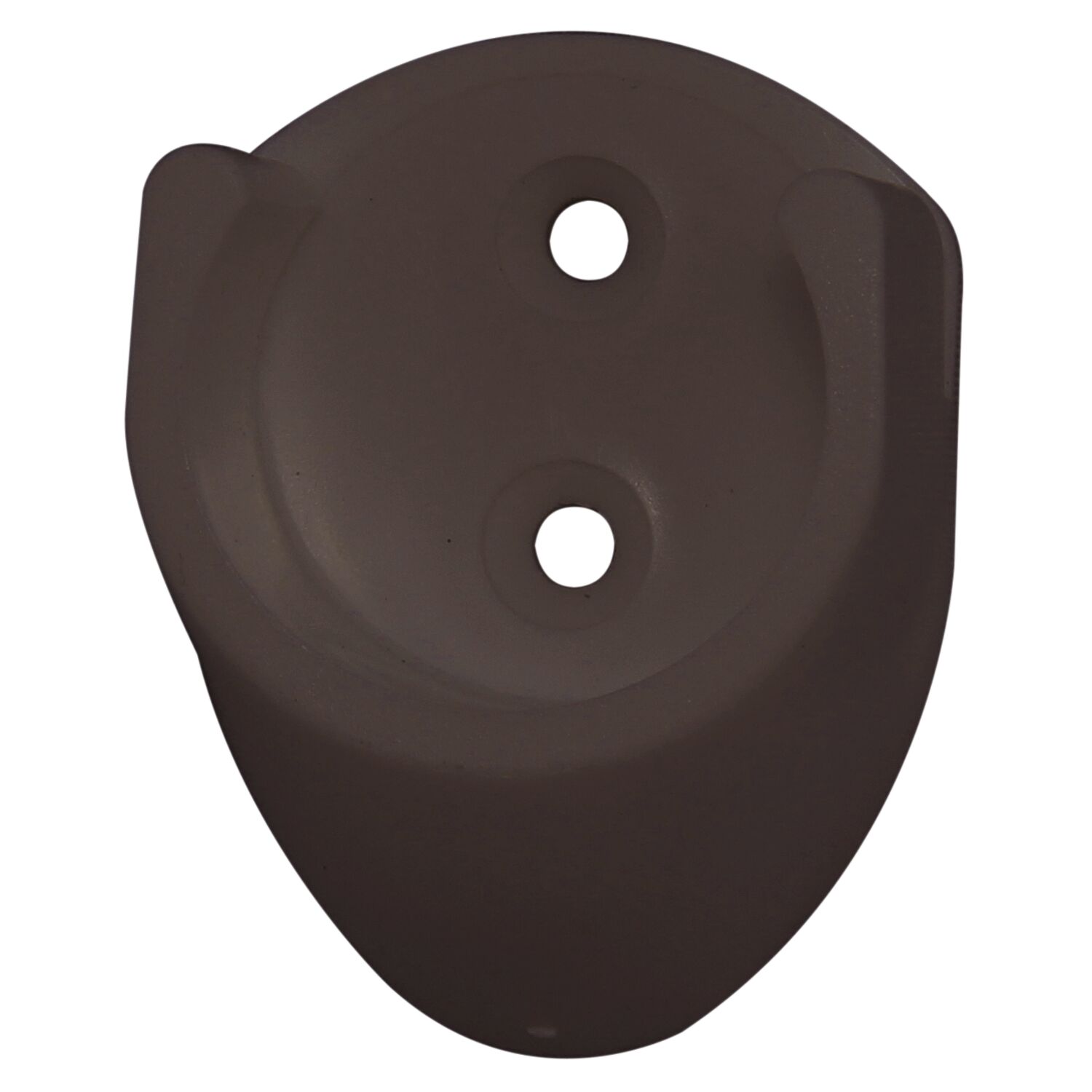 Schrankrohrlager Rund 1 ø 25 mm, Kunststoff braun