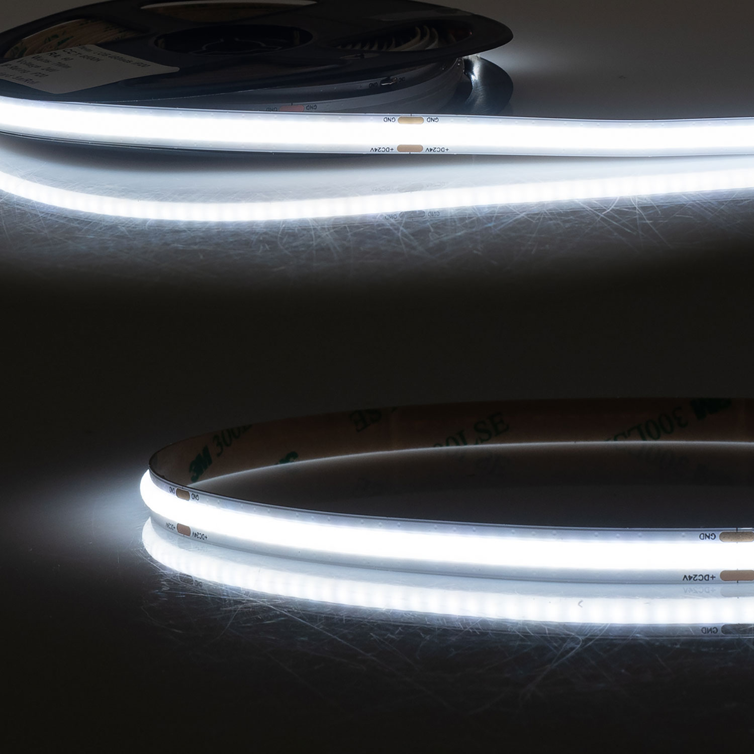 ISOLED LED COB965 Linear Flexband 24V DC 8W IP20 6500K 5m Rolle 480 LED/m