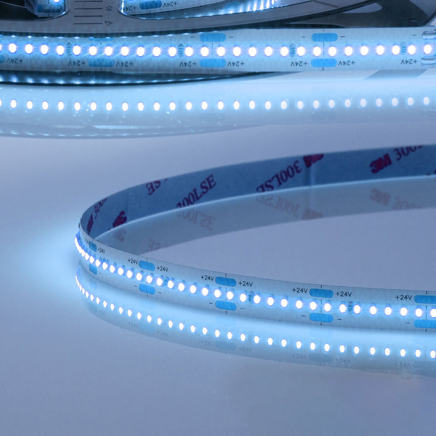 ISOLED LED CRI9B Linear10 Flexband 24V DC 15W IP20 blau 5m Rolle 280 LED/m
