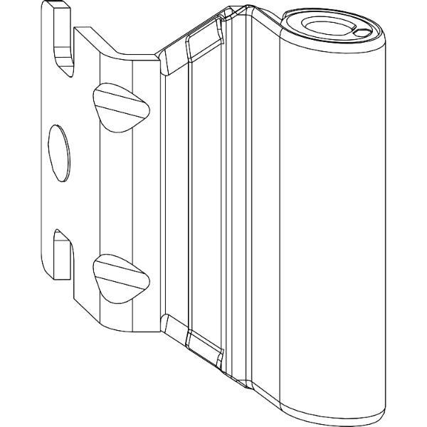 Maco #55009 MACO Bandwinkel AS/PVC 12/20-13 mm, inkl. Abdeckkappe weiß (55009)