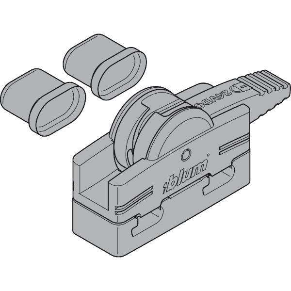 blum SERVO-DRIVE Verbindungsknoten und Kabelendenschutz 24 Volt schwarz