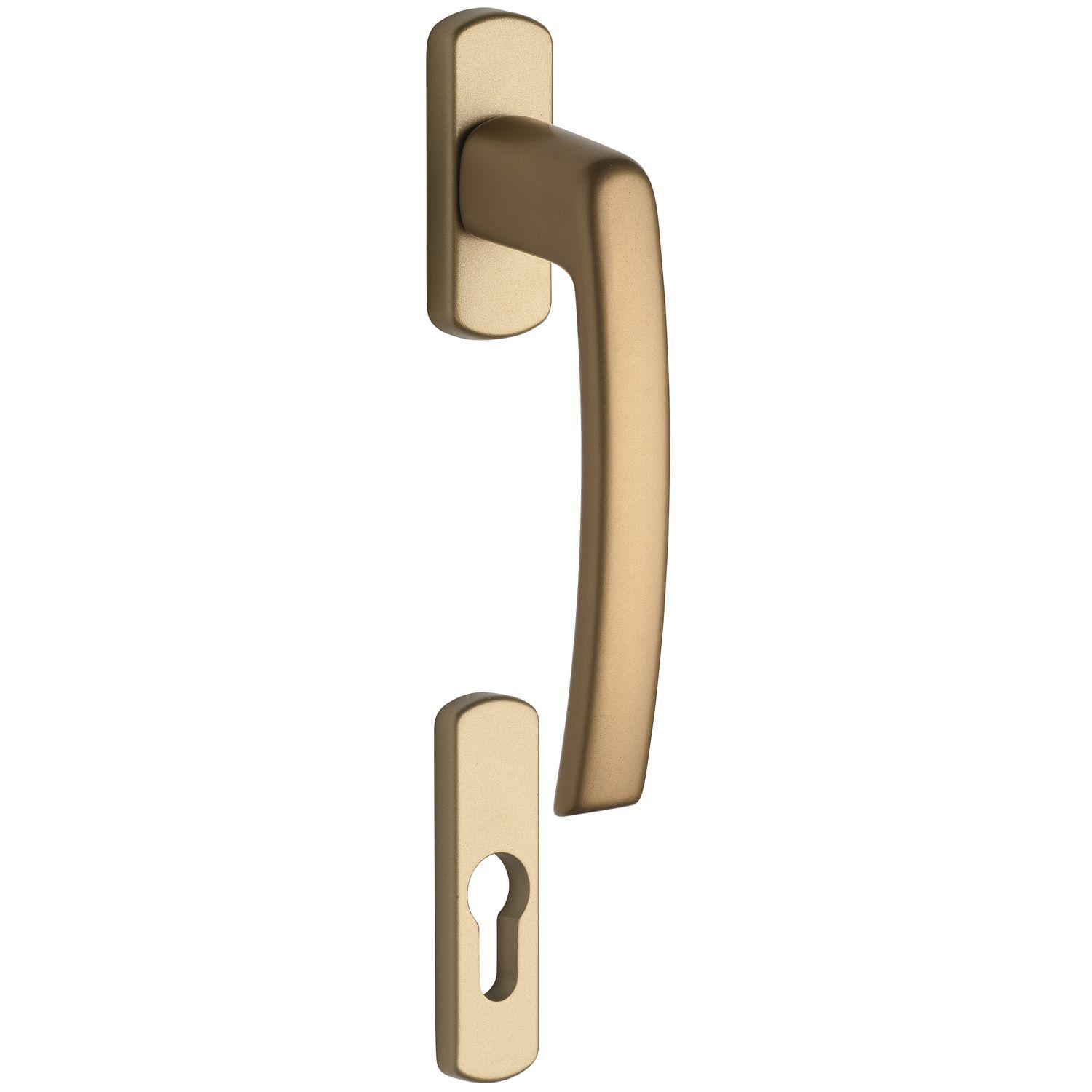 Maco #105661 Balkontürgriffhalbgarnitur HARMONY außen hoch bronze eloxiert