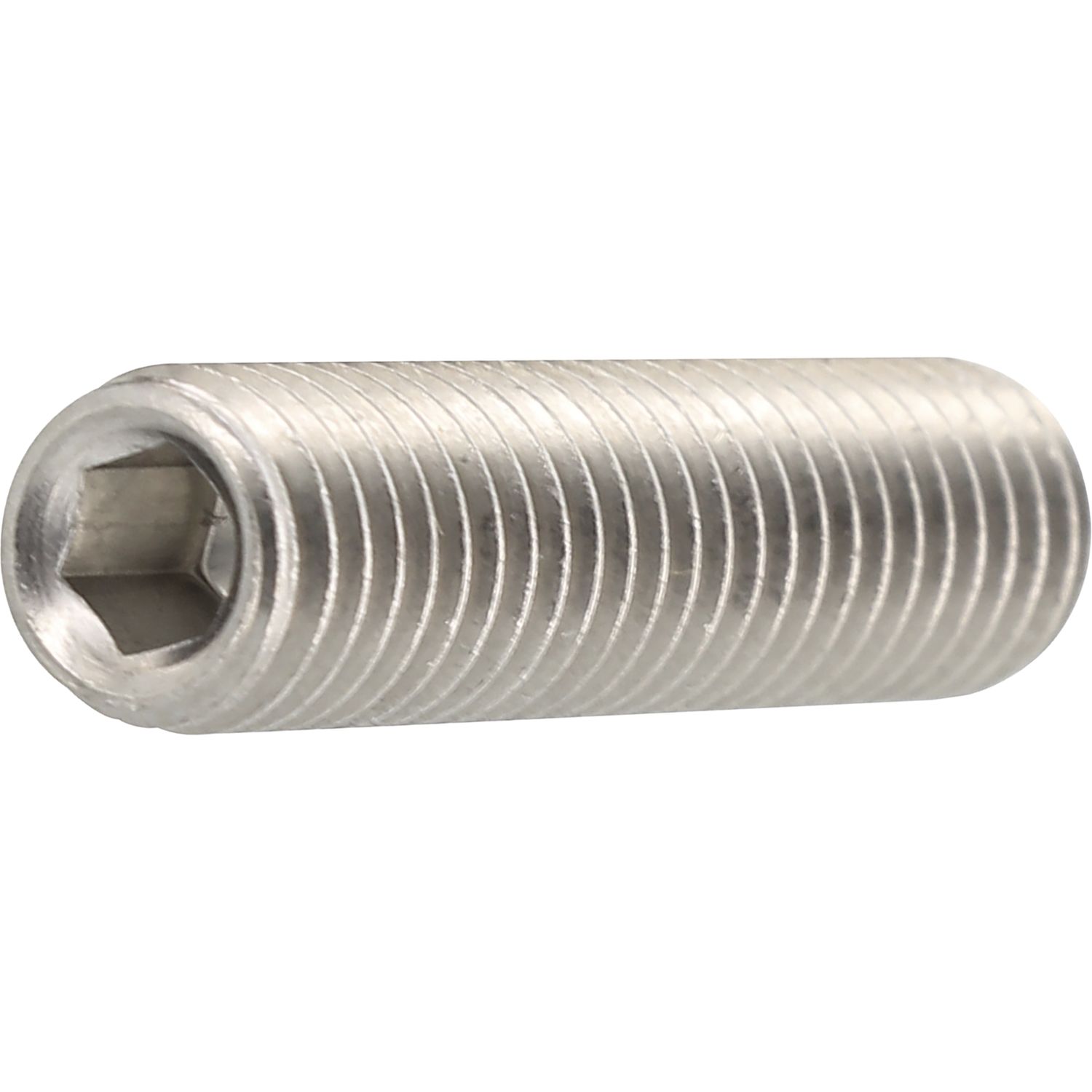 ISO4029/DIN916 21H M 8x 10 Edelstahl A4 Gewindestift mit Ringschneide und ISK