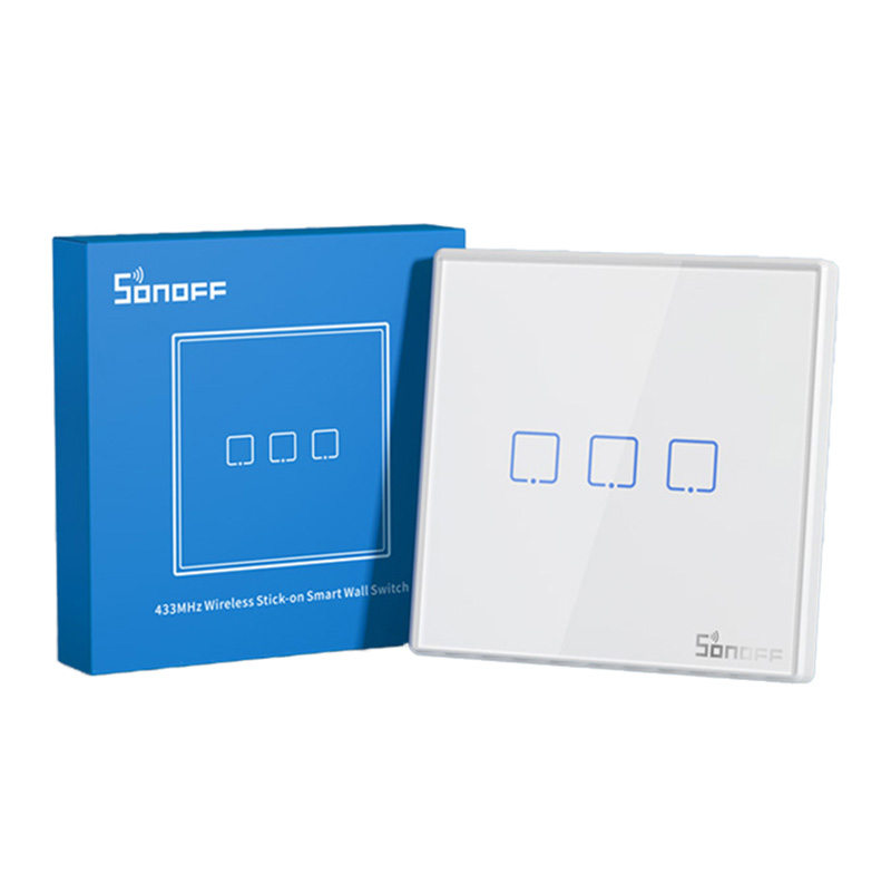 Sonoff Wandschalter der SONOFF TX-Serie T2 WiFi / RF433MHz 3fach