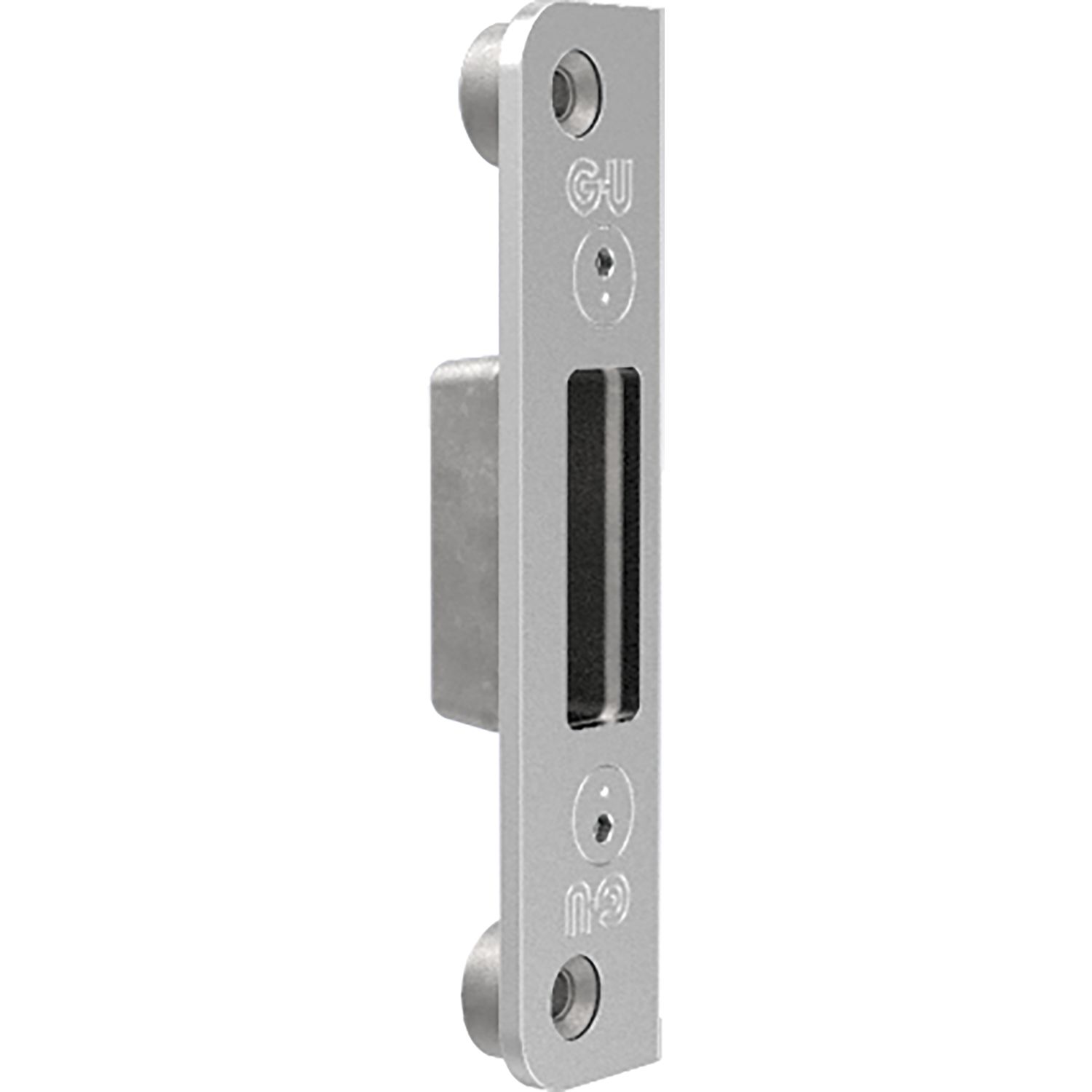 BKS Schließplatte verd. für Automatikriegel, Y=13 mm, Stahl dekorsilber