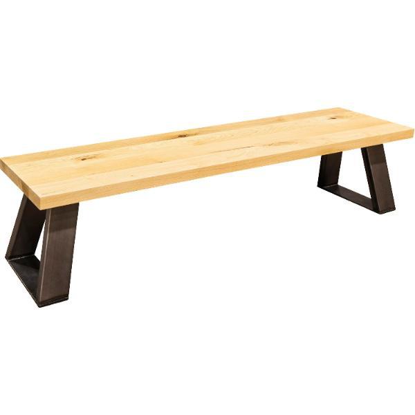 Simausrom Bankkufe Trapez Schwarzstahl schutzlackiert