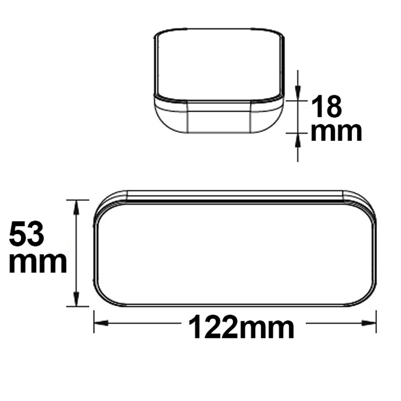 ISOLED Sys-Pro Single Color 4 Zonen Fernbedienung mit 4 Szenenspeicher