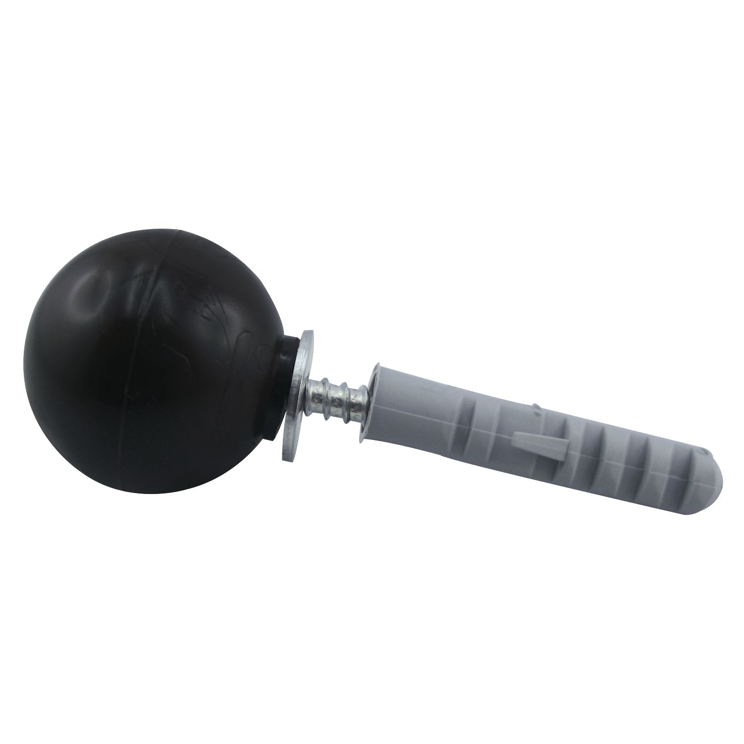 Türpuffer Kugelform 35 mm schwarz