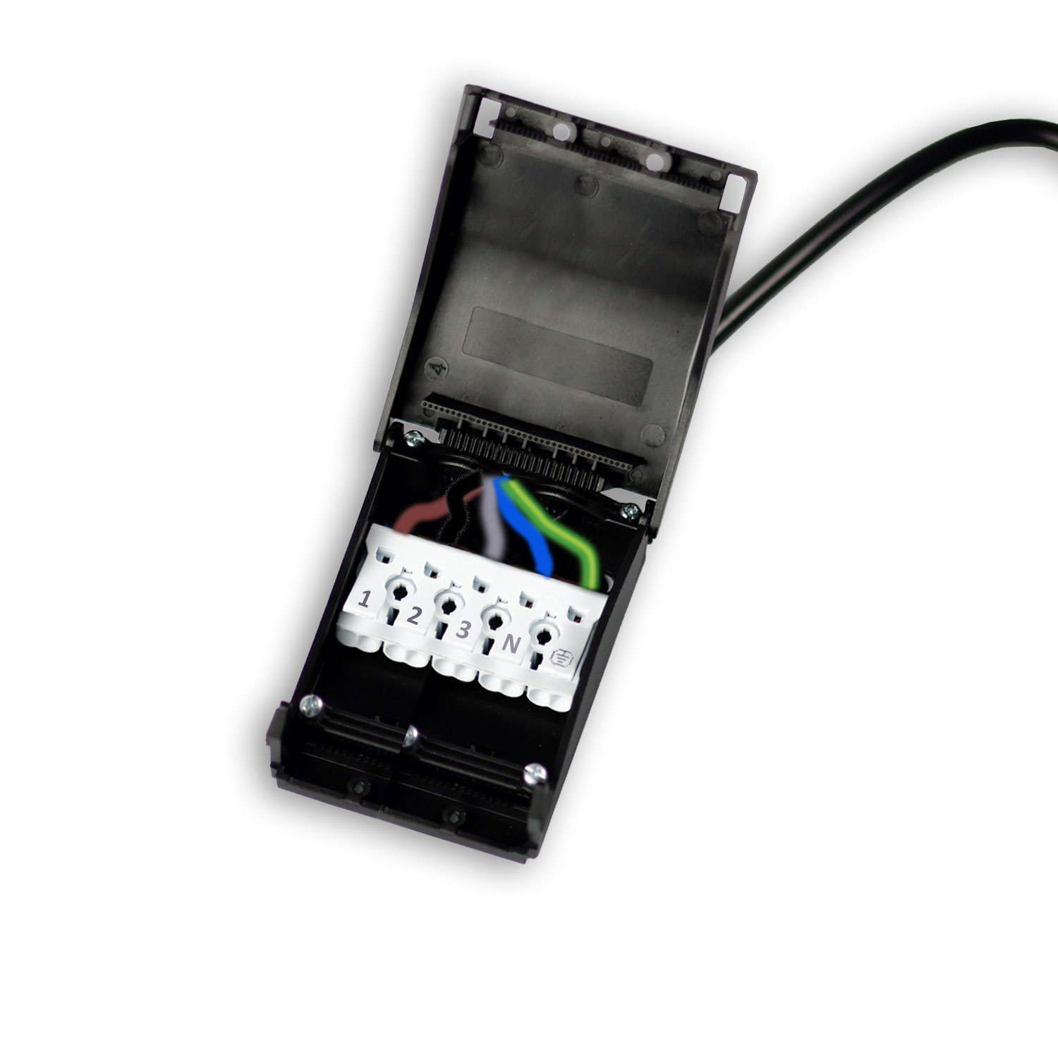 ISOLED Anschlussbox 2x5-polig 0,5-2,5mm² max. 450V/16A zur Durchverkabelung mit 30cm Anschlussleitun