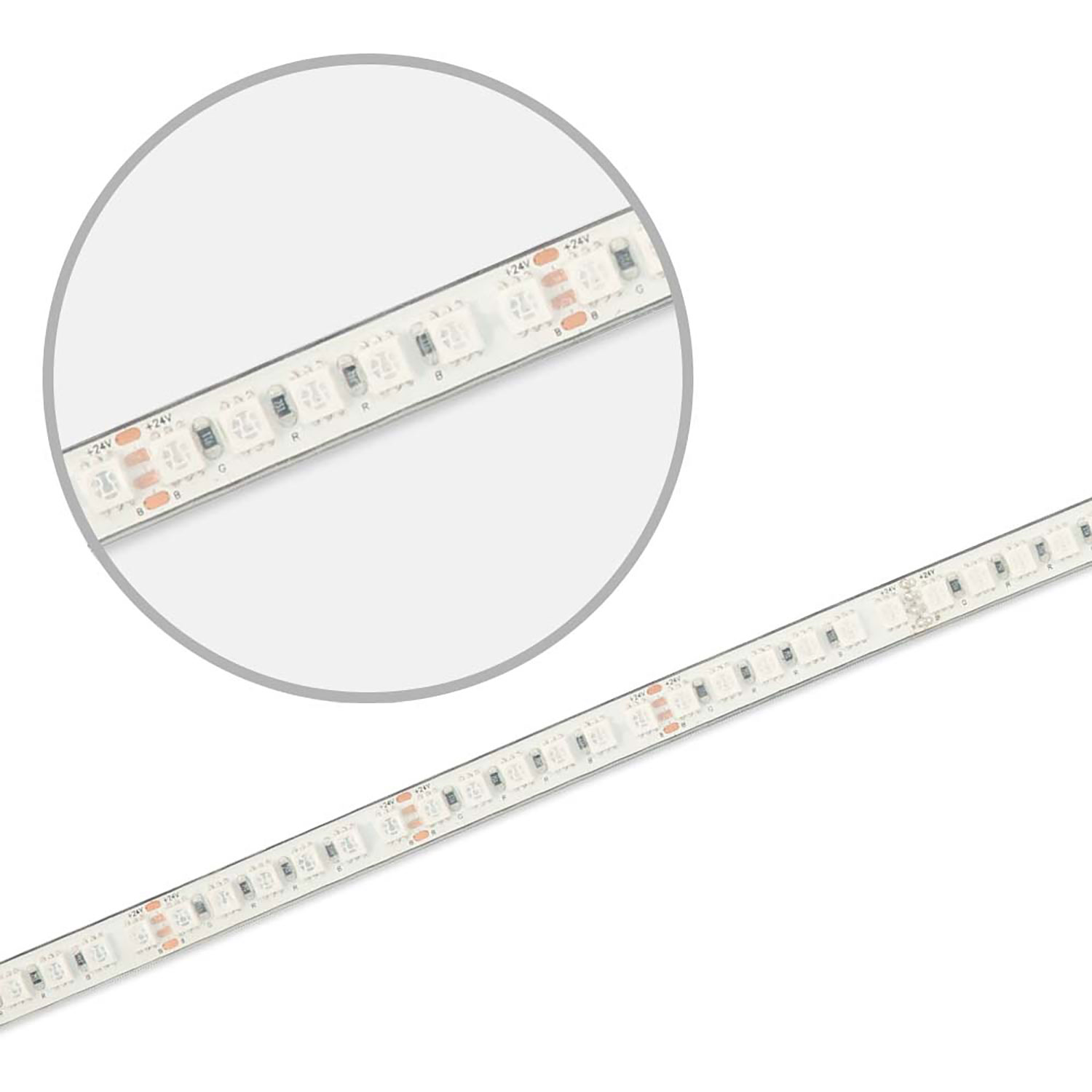 ISOLED LED AQUA RGB Linear Flexband 24V DC 12W IP67 10m Rolle 120 LED/m