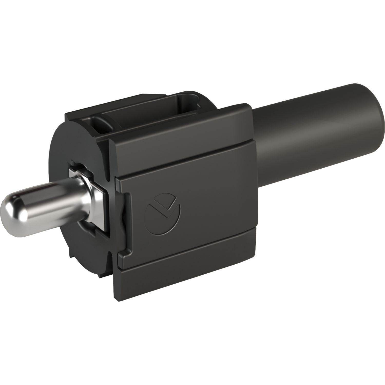 ITALIANA ferramenta Steckbodenträger Kintai, Bohr ø 5 mm, vernickelt/anthrazit