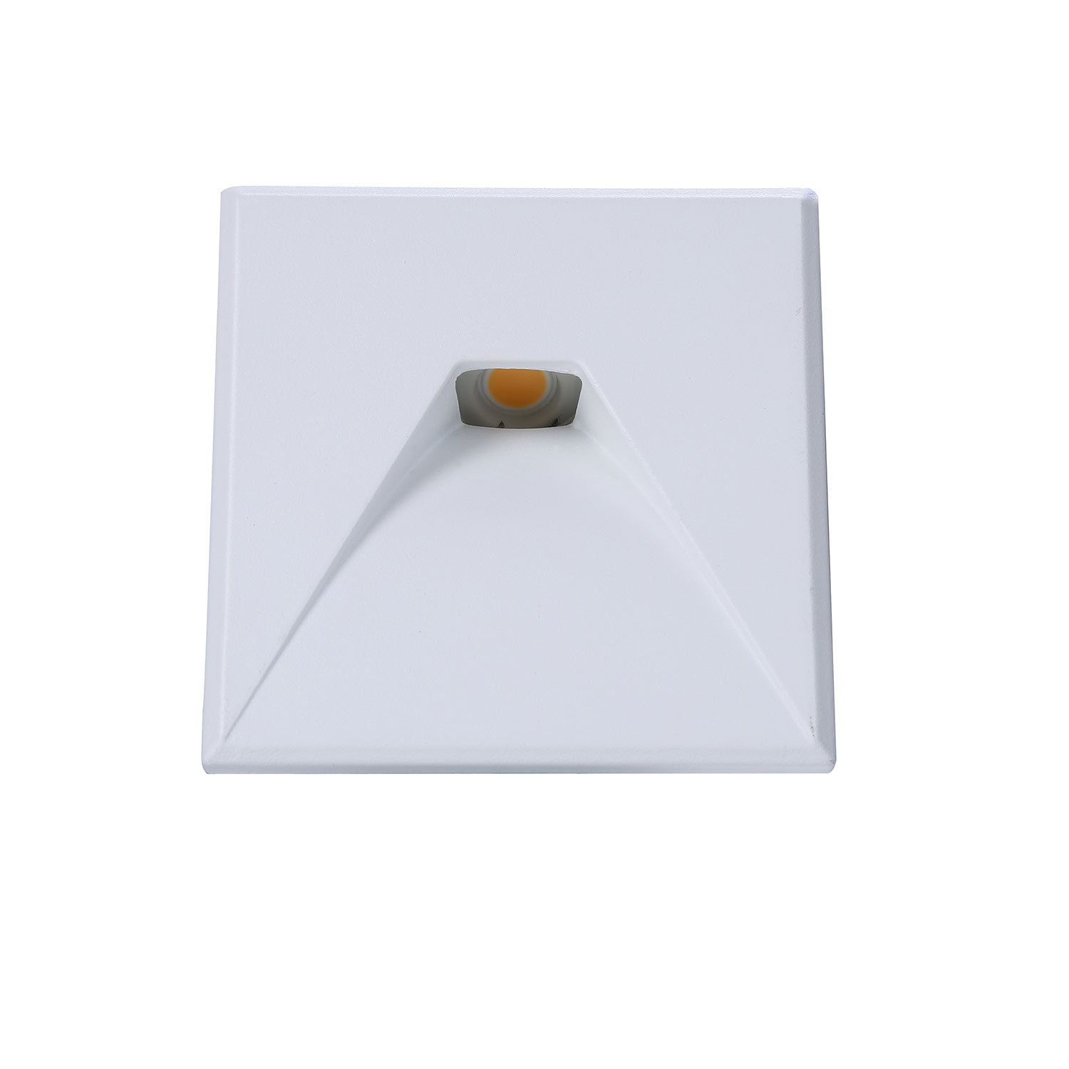 ISOLED Cover Aluminium eckig 2 weiß für Sys-Wall68