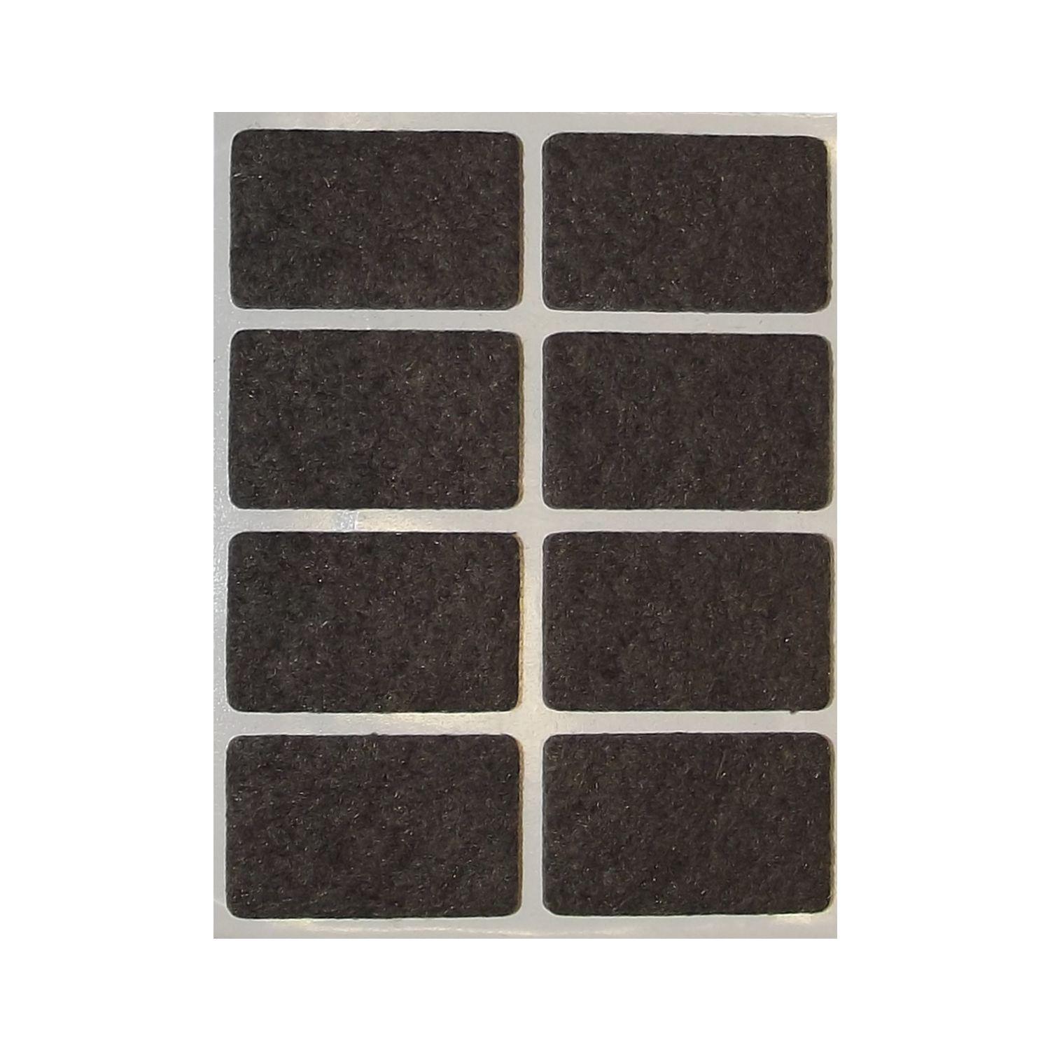 Filzgleiter 36 x 22 x 3 mm selbstklebend braun
