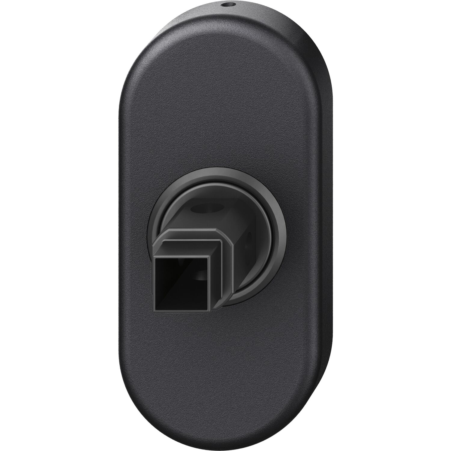 FSB FSB Fenstergriff Adapter-Rosette oval, Aluminium schwarz matt