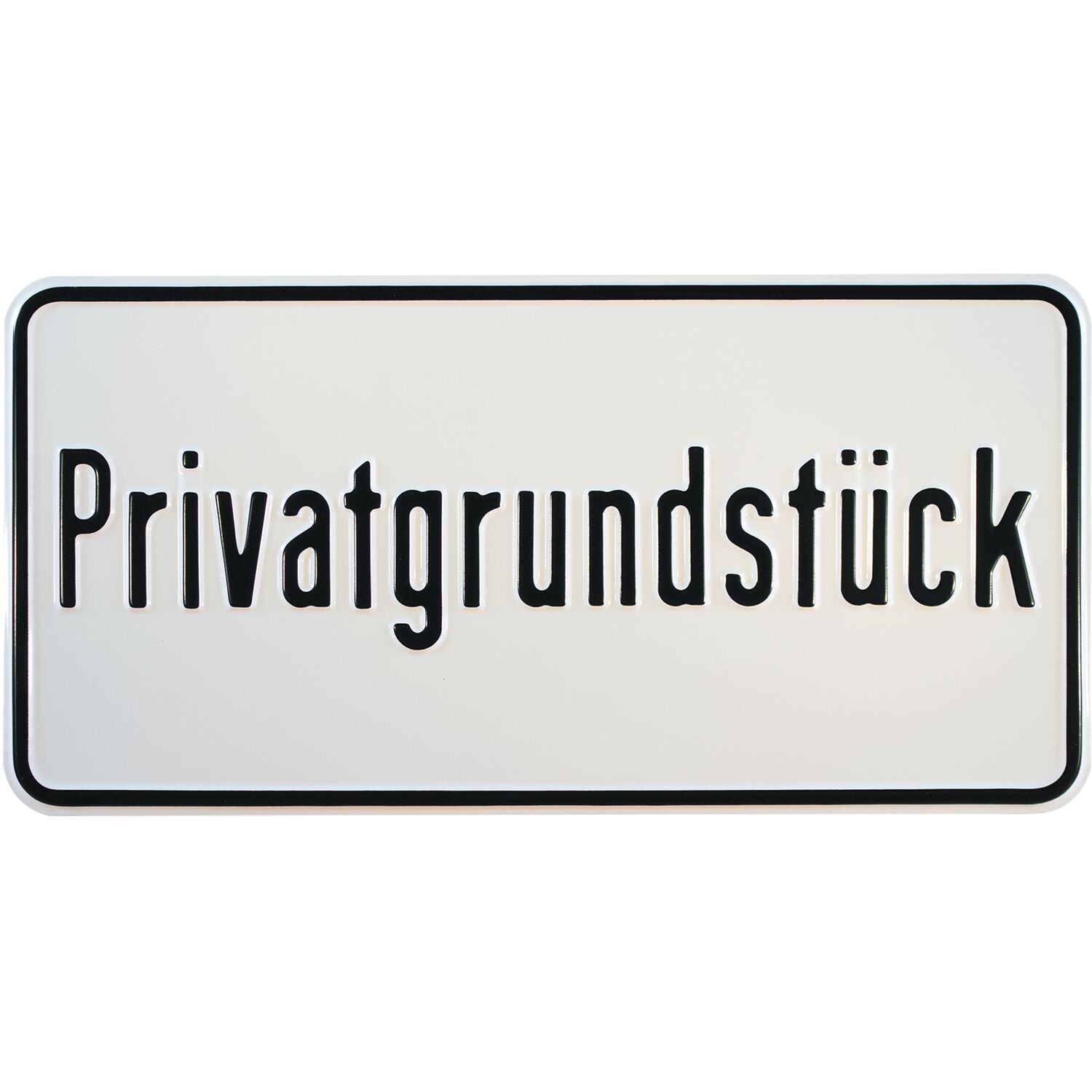 Hinweisschild Privatgrundstück 330 x 170 mm