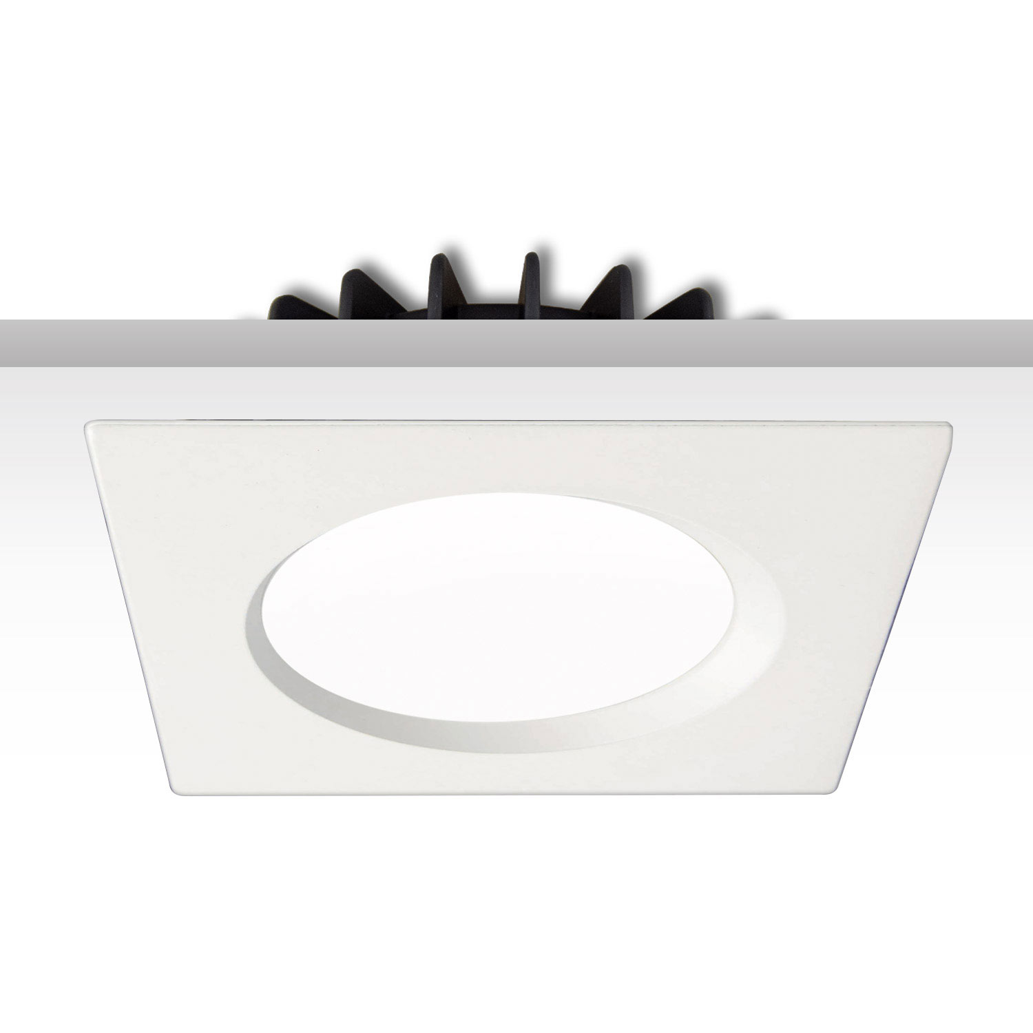ISOLED Cover Aluminium rückversetzt weiß für Sys-90