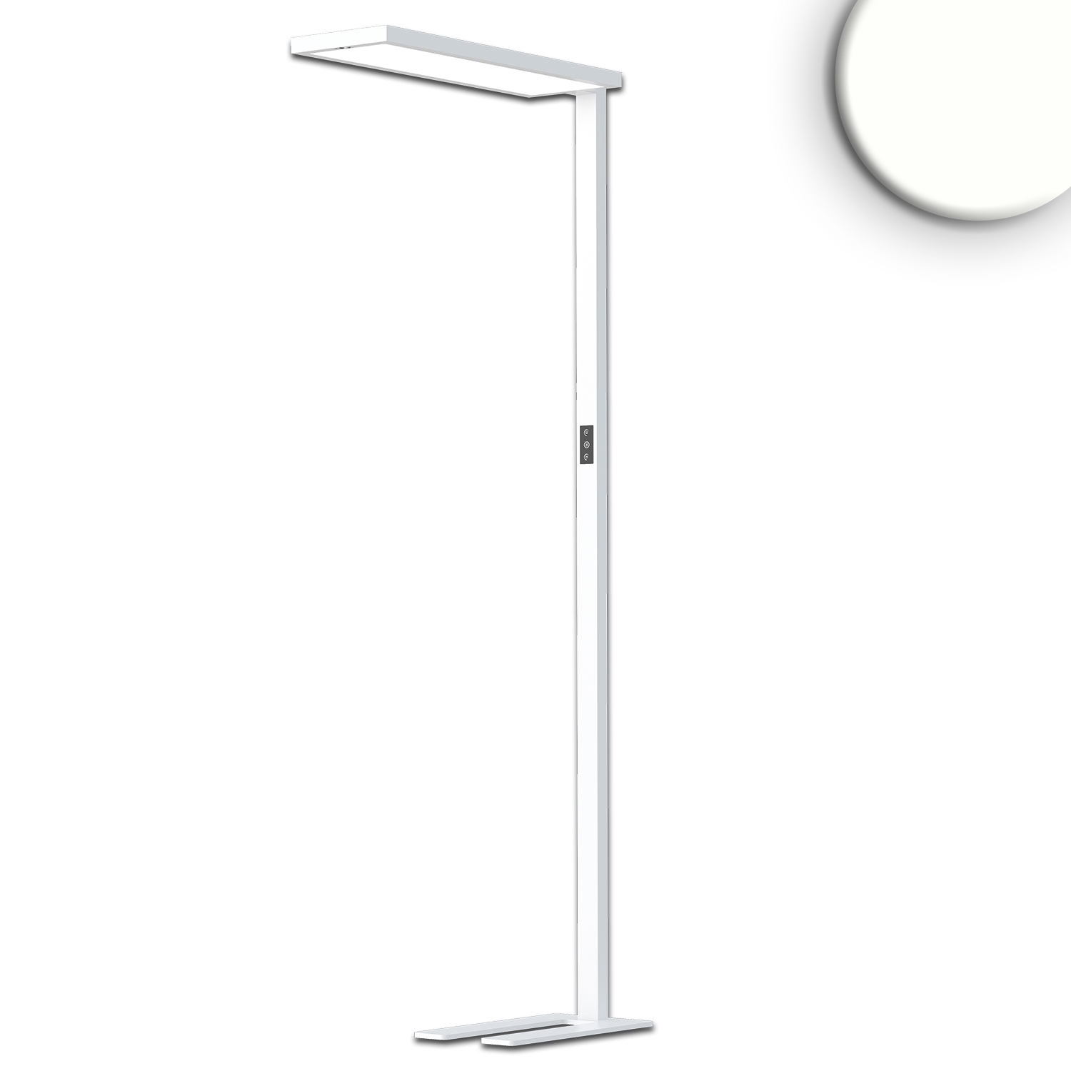 ISOLED LED Office Pro Stehleuchte Up&Down 80W+20W Weiß UGR