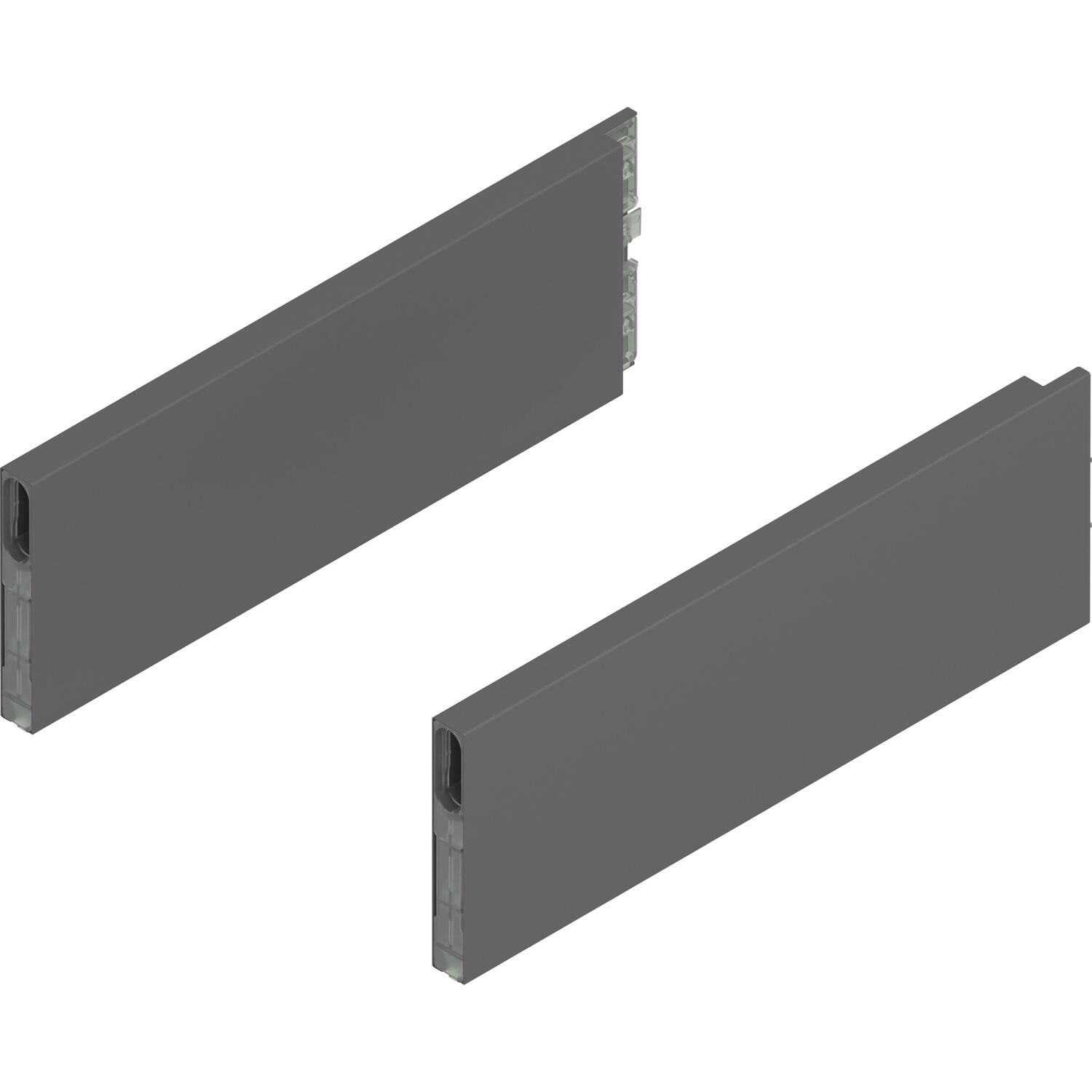 blum MERIVOBOX Boxcap Höhe E, NL 300, Oriongrau-matt
