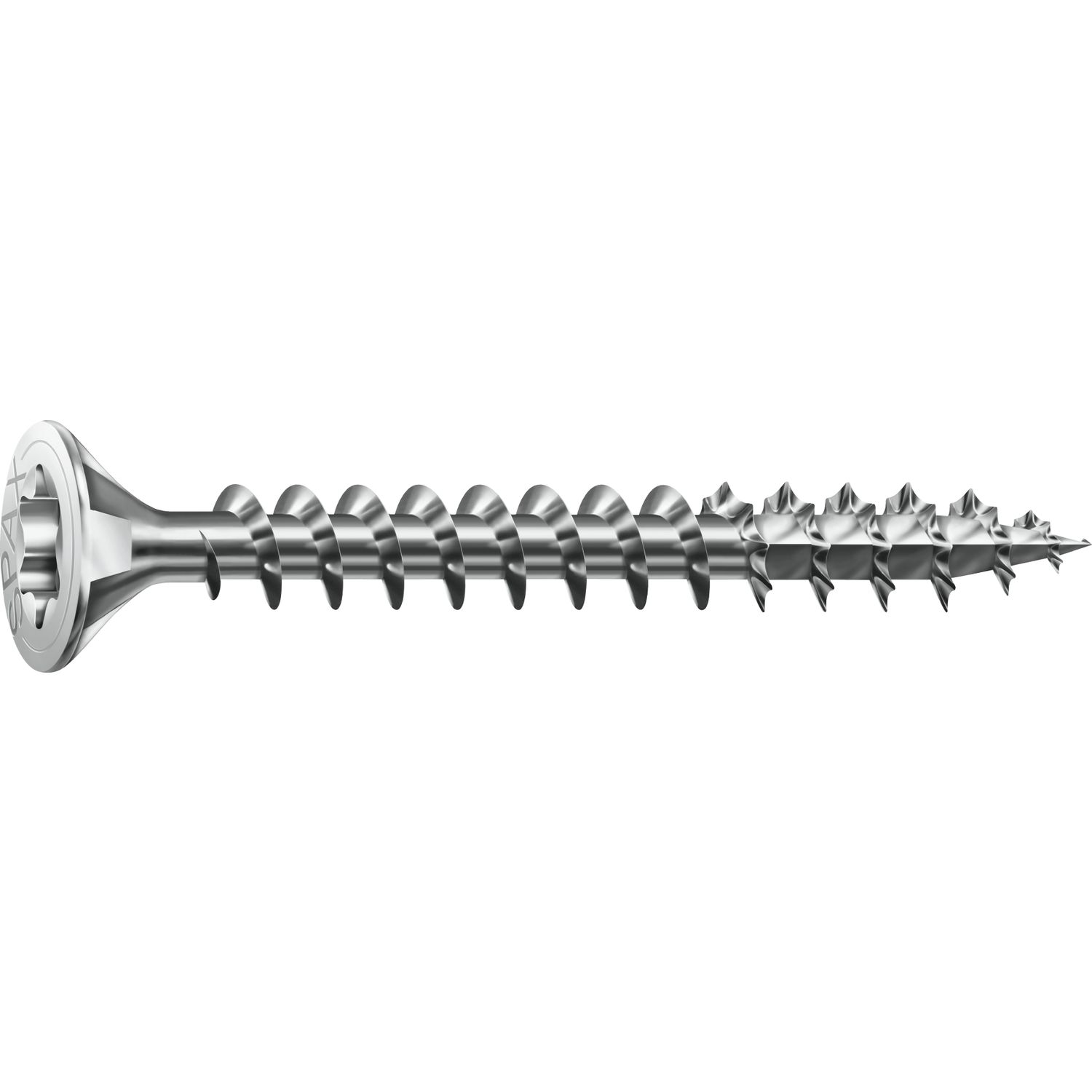 Spax Senkkopf 4.5x60 Vollgewinde Torx 20 WiroxSilber mit Bewertung (500 Stück)