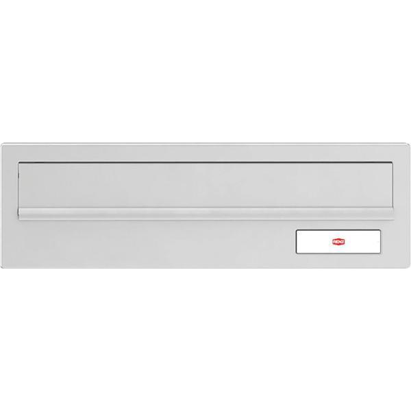 RENZ Frontplatte kombinierbar, eckig, 300 x 110 mm, Aluminium silber eloxiert